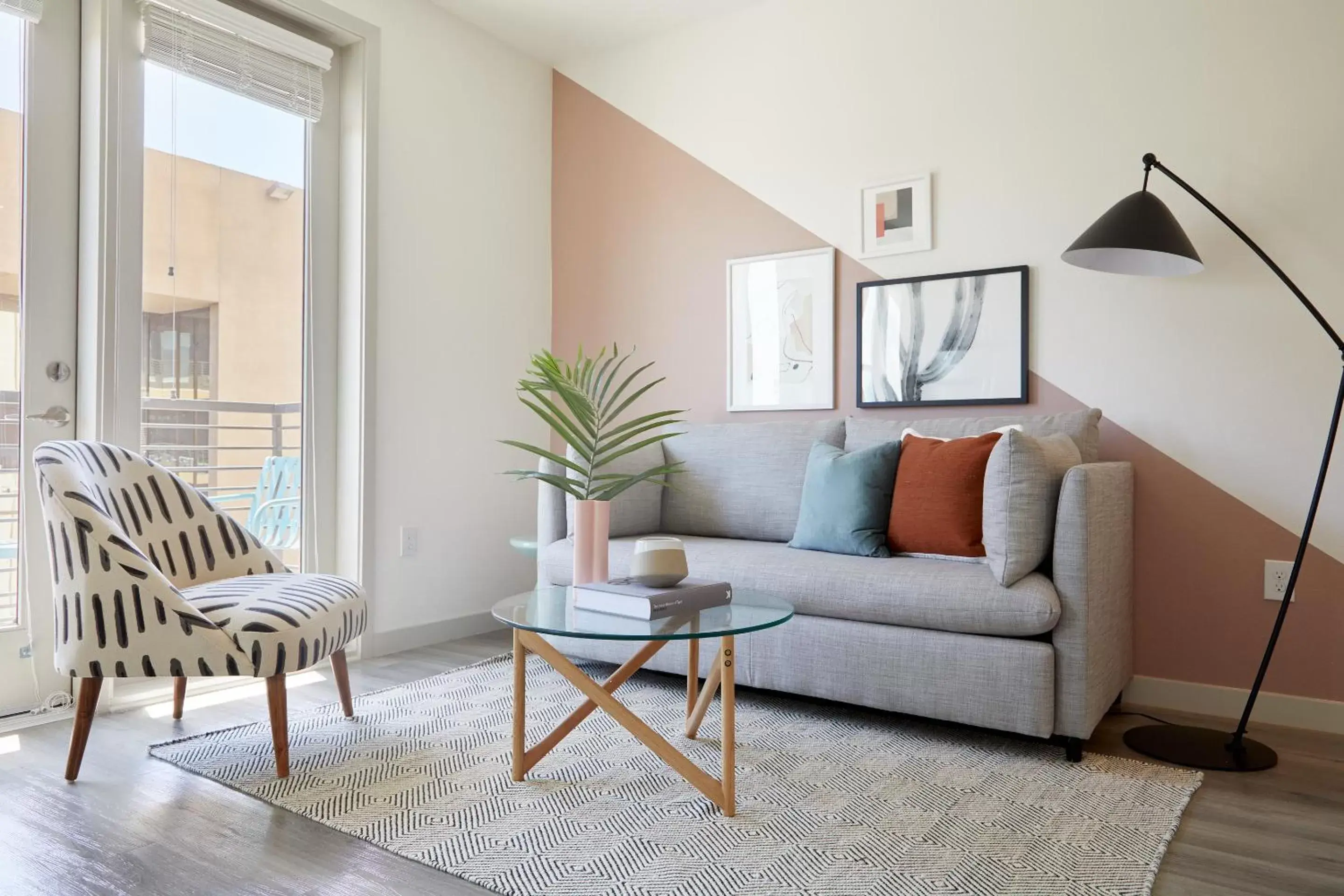 Living room, Seating Area in Sonder at Hance Park