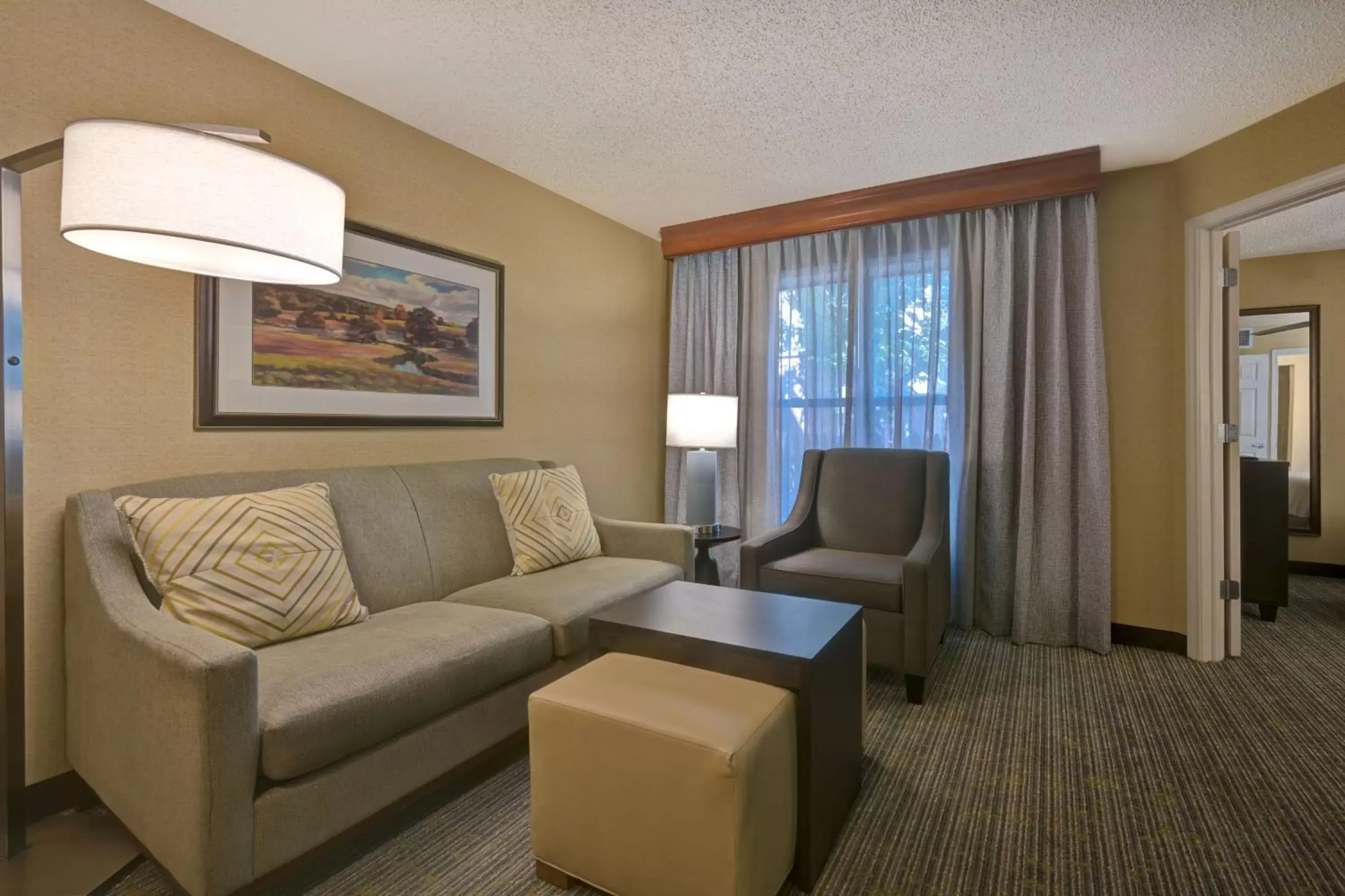 Living room, Seating Area in Homewood Suites by Hilton Boulder