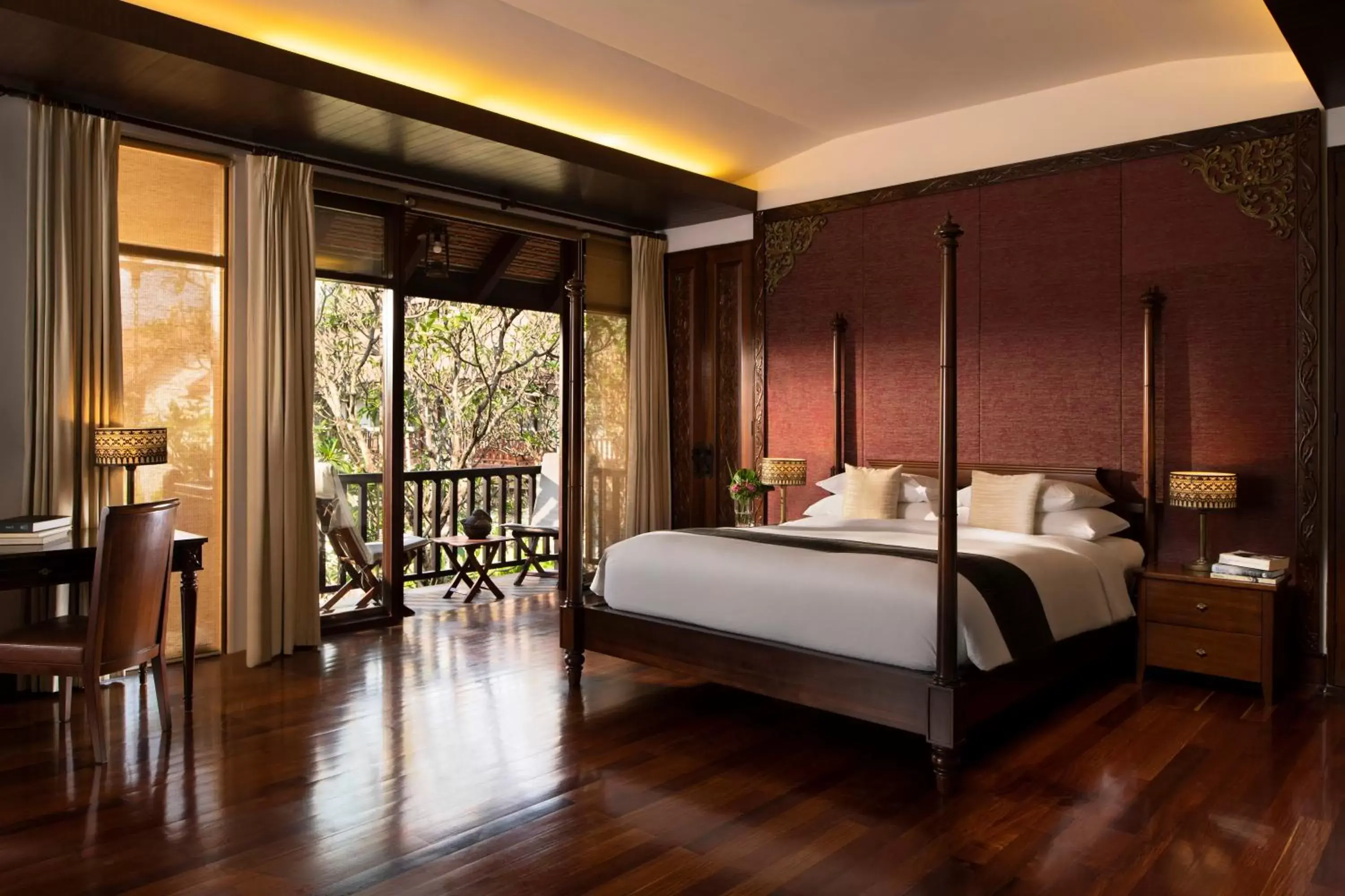 Bedroom, Bed in Anantara Angkor Resort