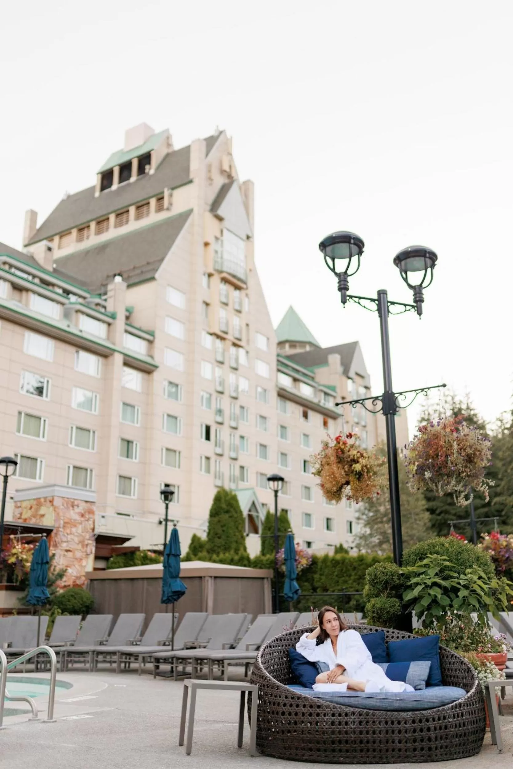 Swimming pool in Fairmont Chateau Whistler