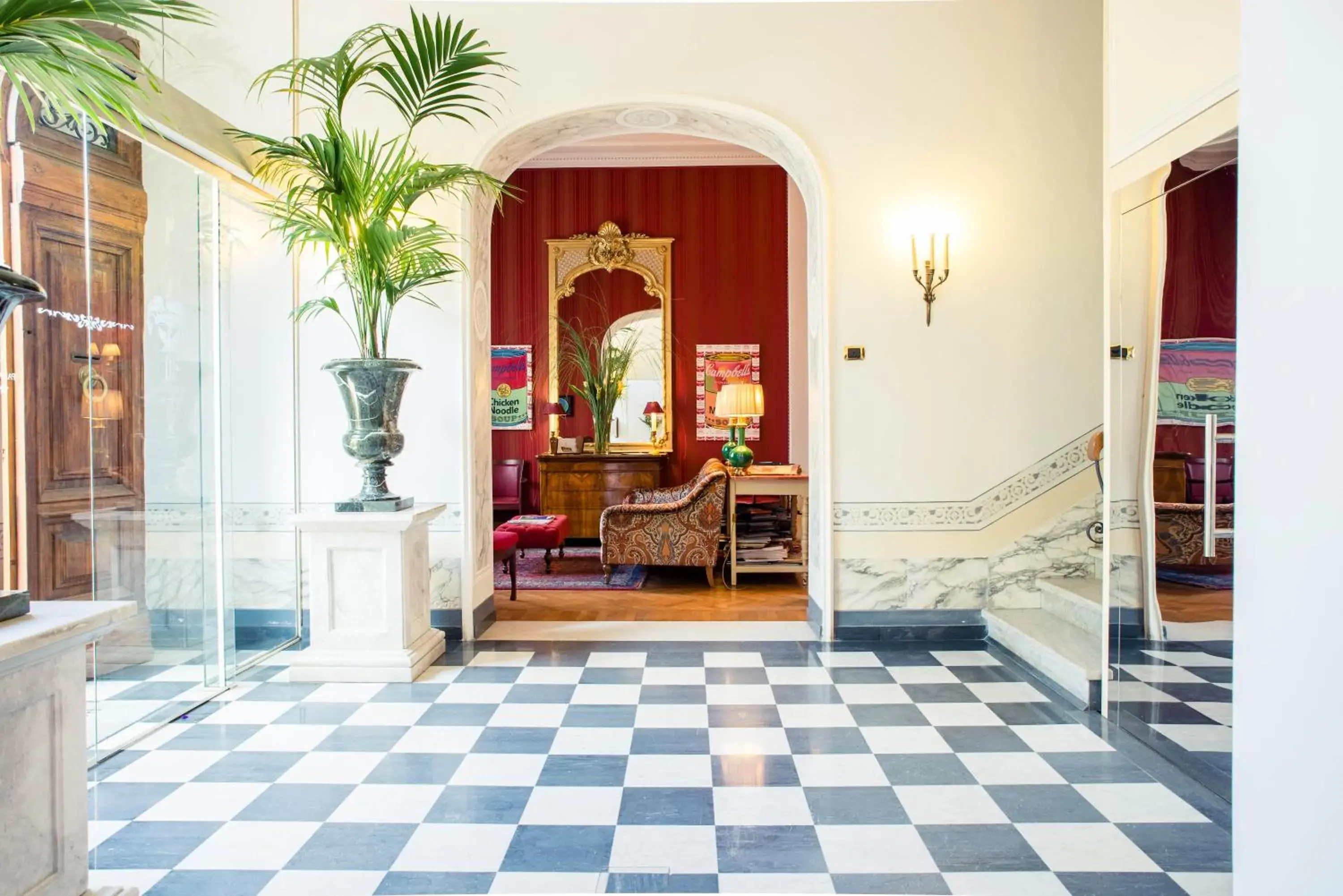 Lobby or reception in Hotel Palazzo Guiscardo