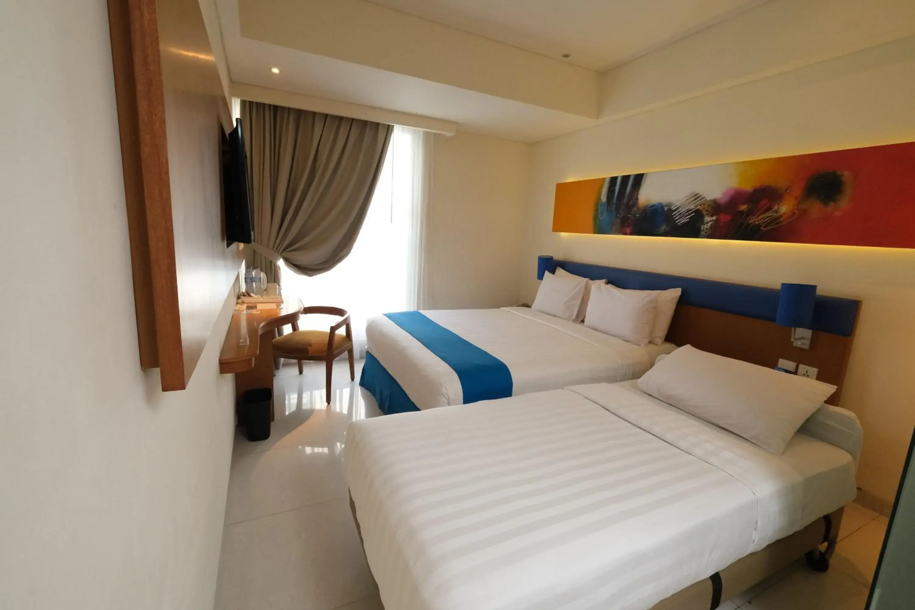 Bed in Zia Hotel Kuta Bed in Zia Hotel Kuta