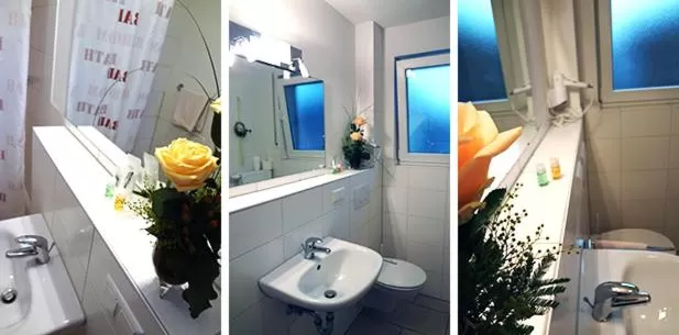 Shower in Fleiner Gästehaus