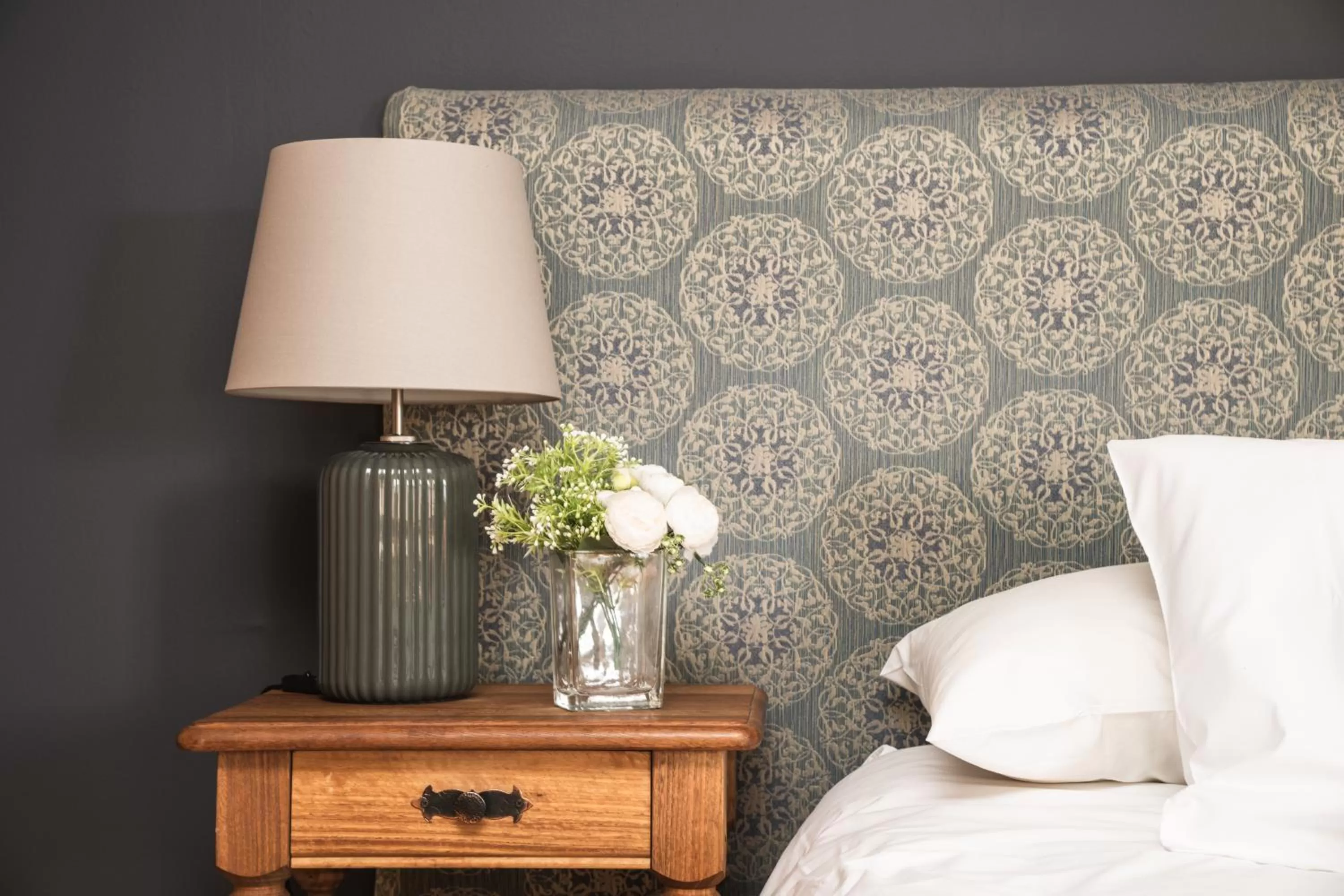 Decorative detail, Bed in Bories - Boutique Guest House