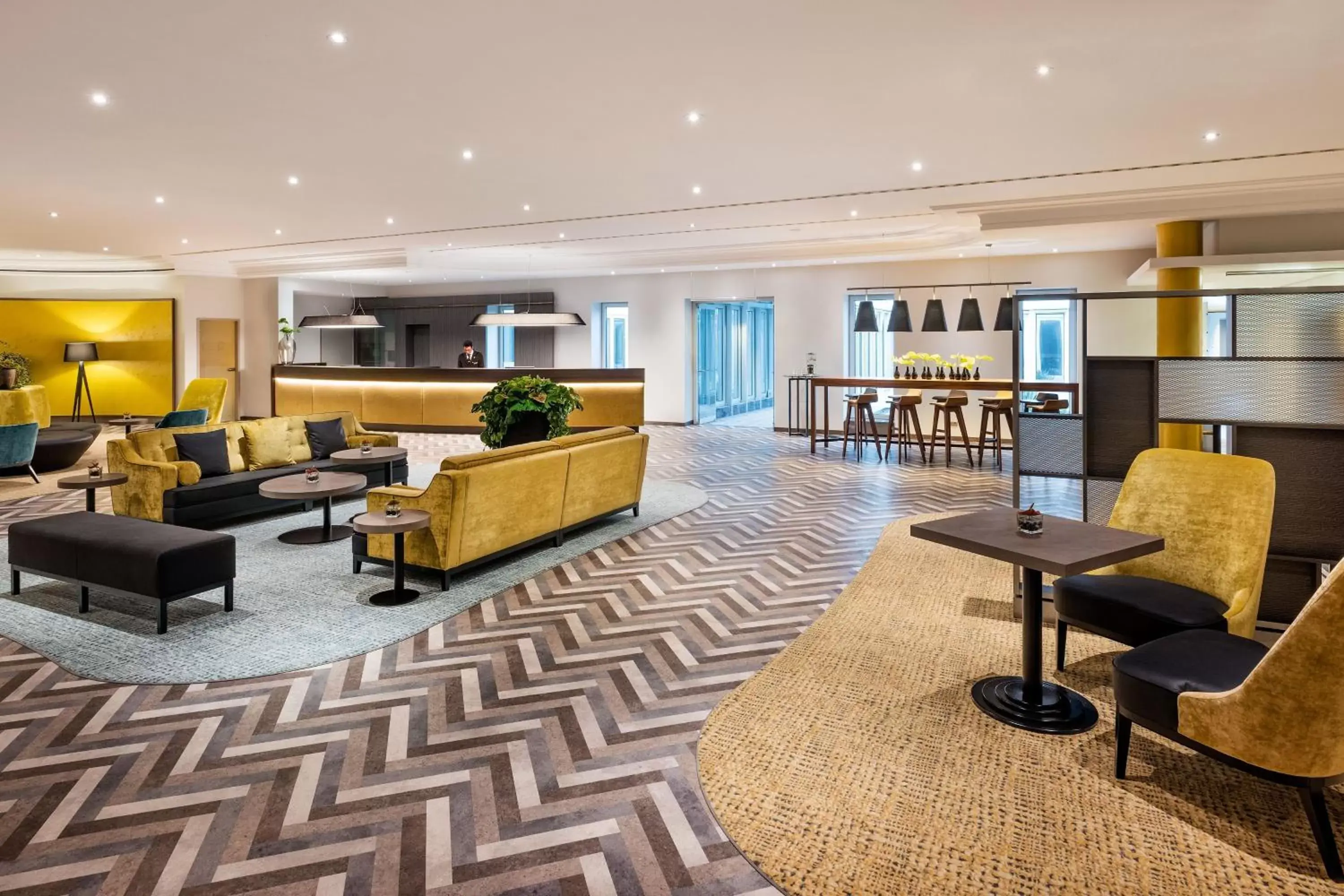 Lobby or reception, Lobby/Reception in Sheraton Duesseldorf Airport Hotel