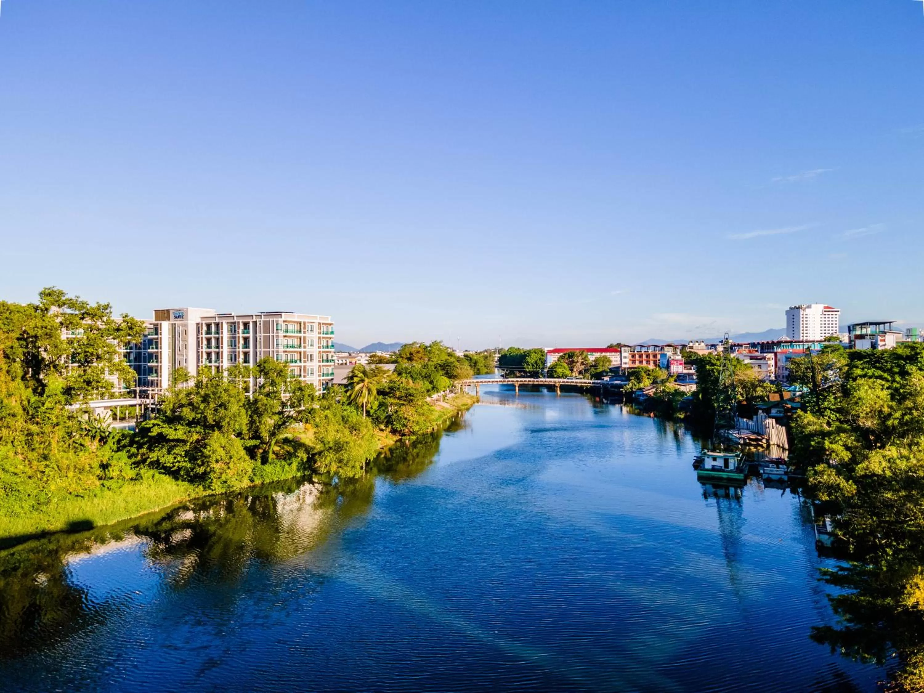 City view in USABAI Riverside Boutique Hotel