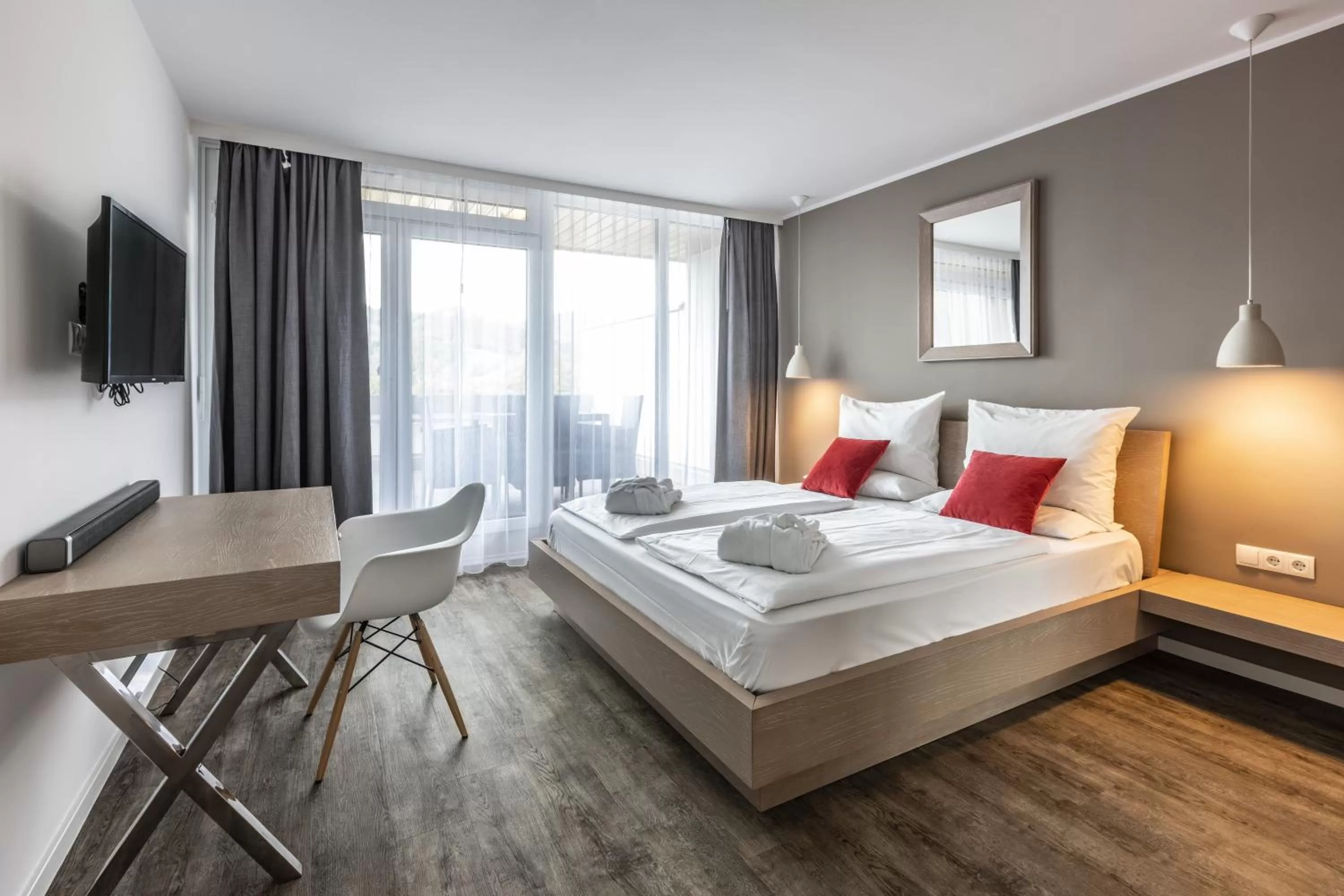 Bedroom, Bed in Karma Bavaria