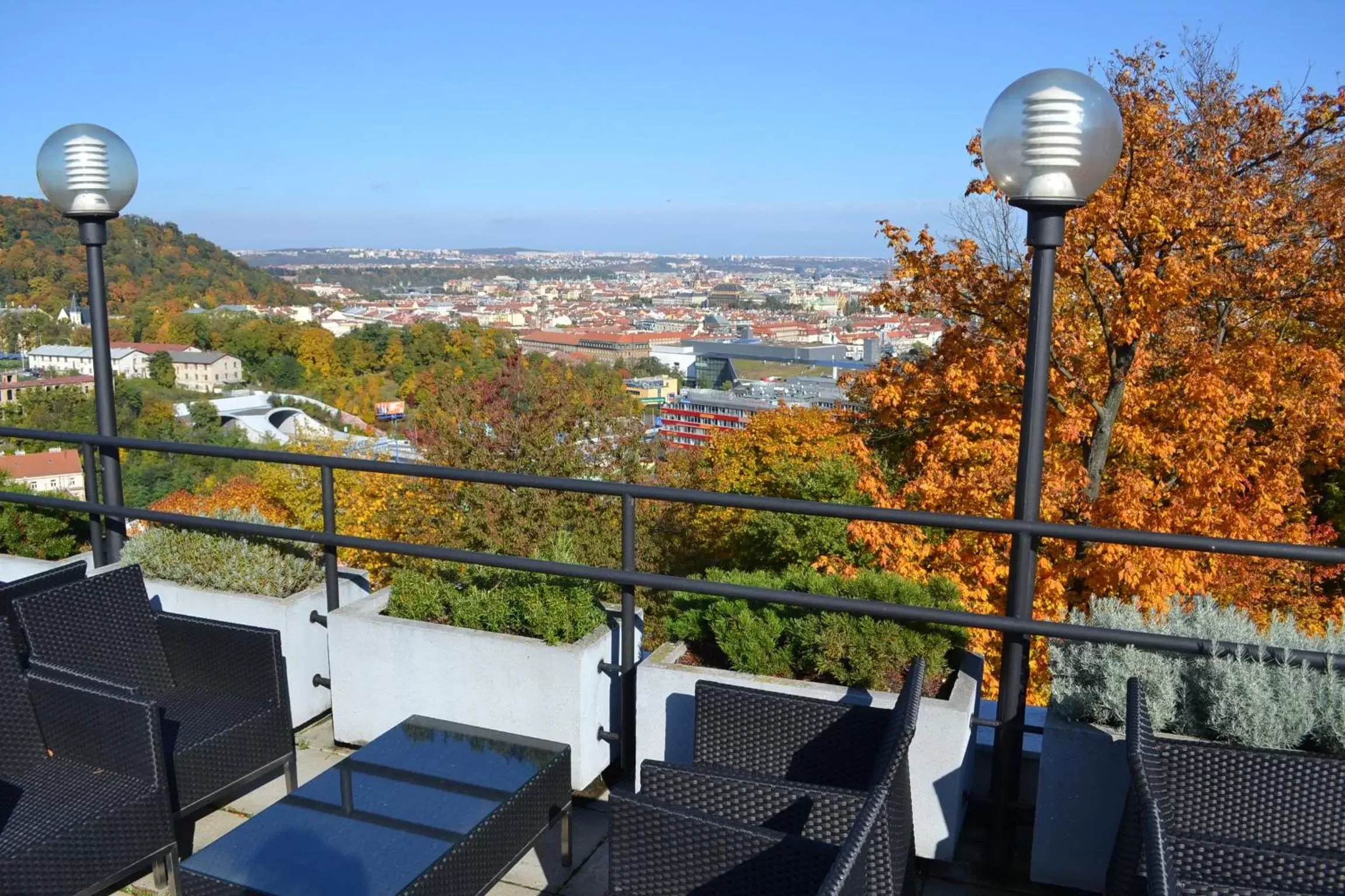 Balcony/Terrace in NH Prague City