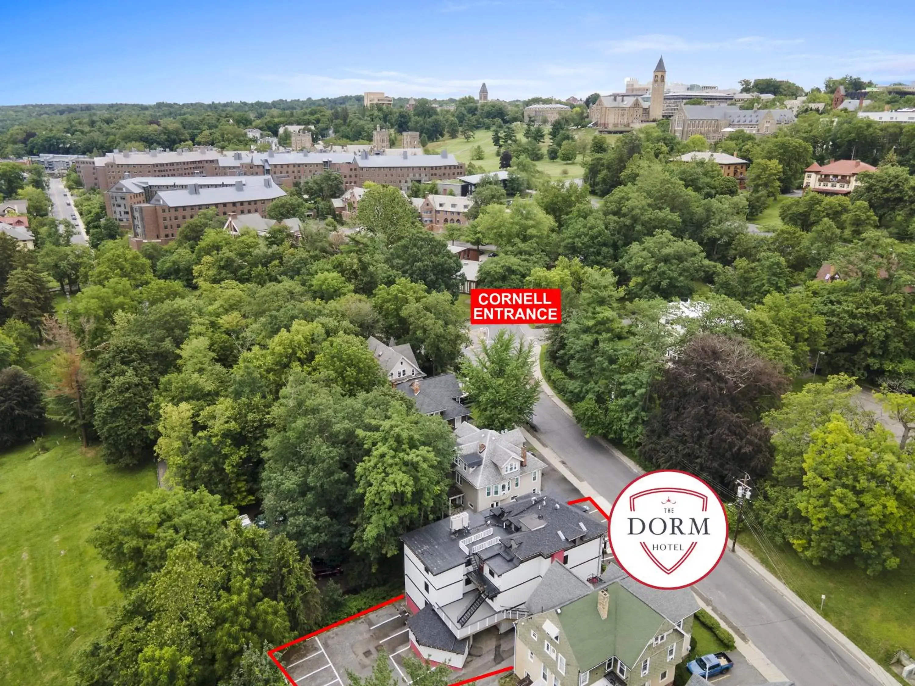 Nearby landmark, Bird's-eye View in The Dorm Hotel