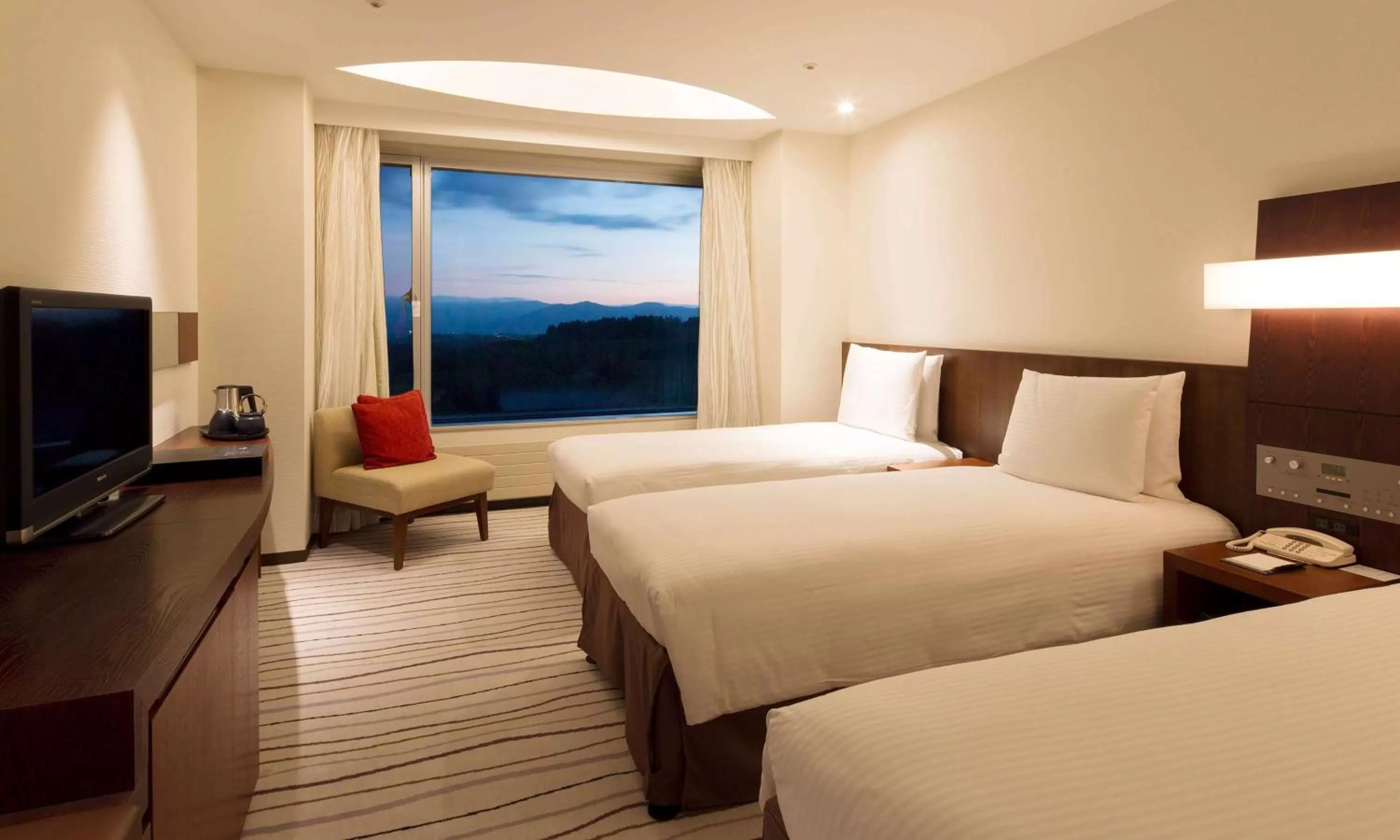 Bed in Hilton Niseko Village