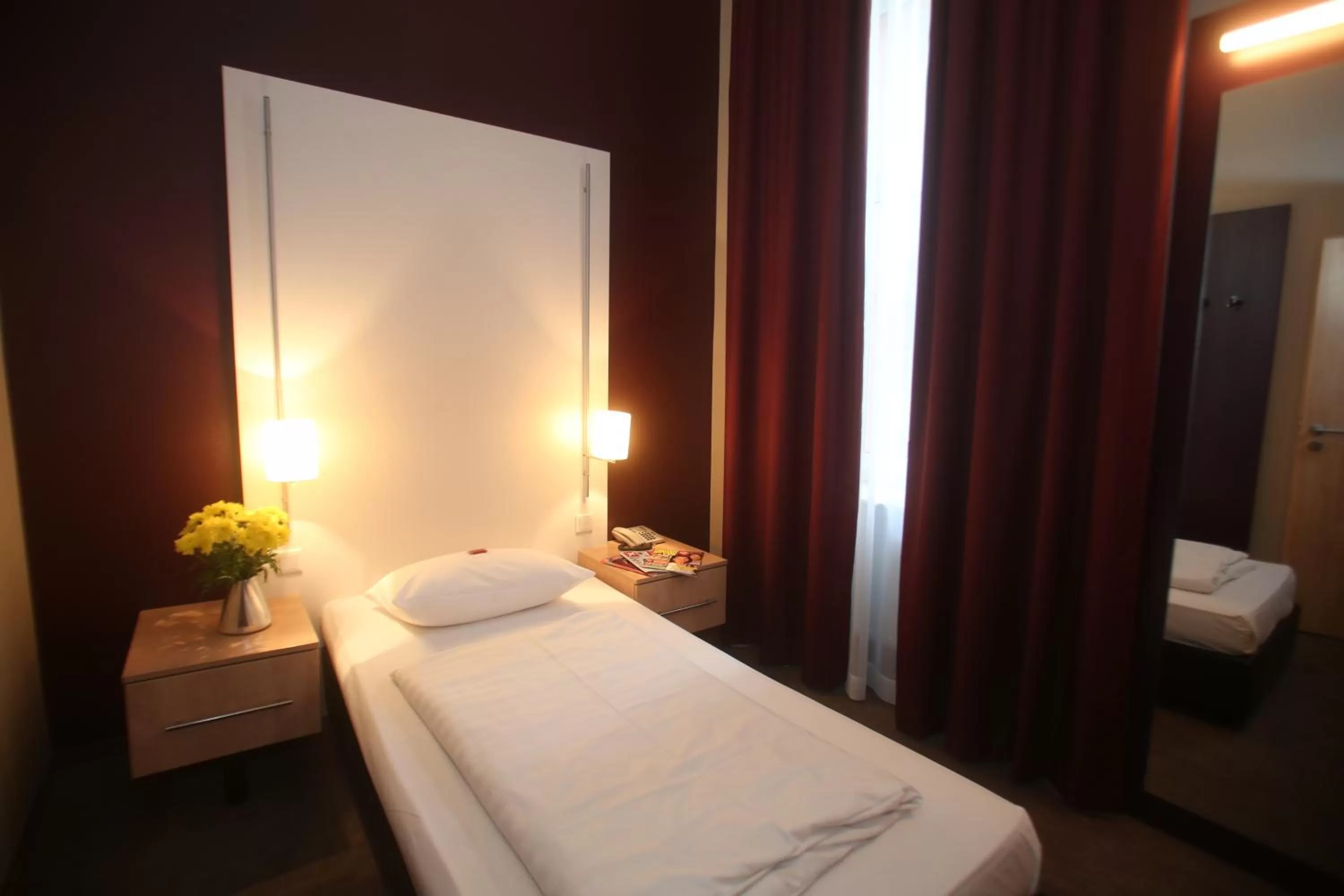 Bed in Hotel Columbus