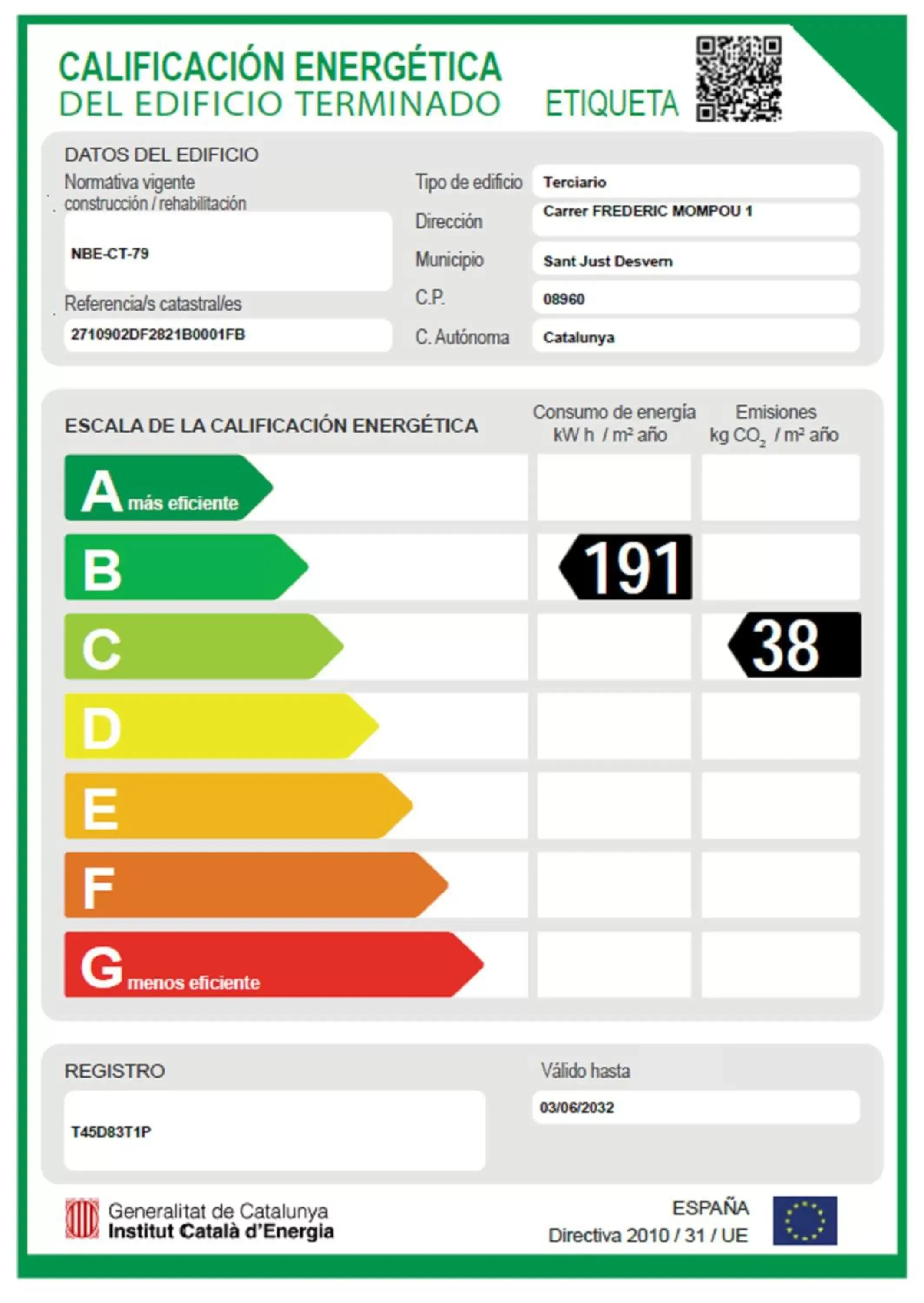 Logo/Certificate/Sign, Floor Plan in Hesperia Barcelona Sant Just