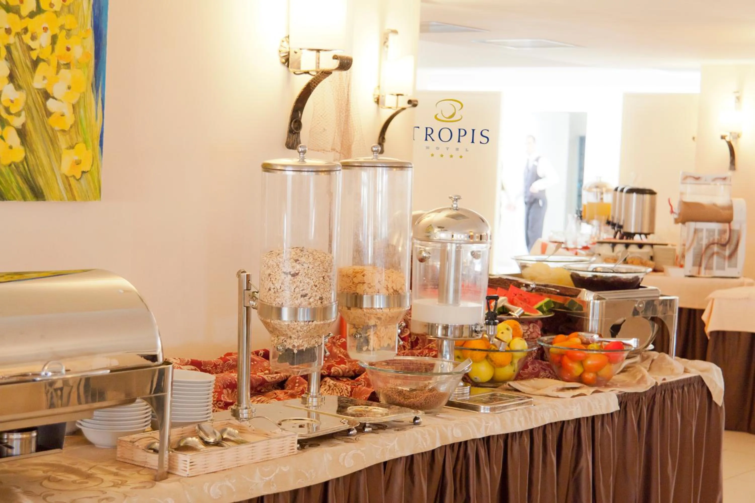 Continental breakfast in Tropis Hotel