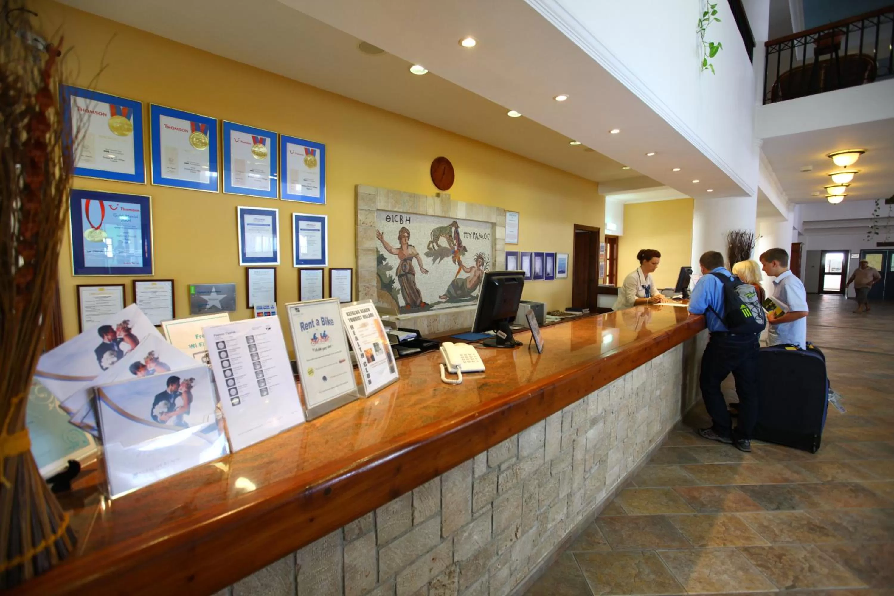Lobby or reception in Kefalos Beach Tourist Village