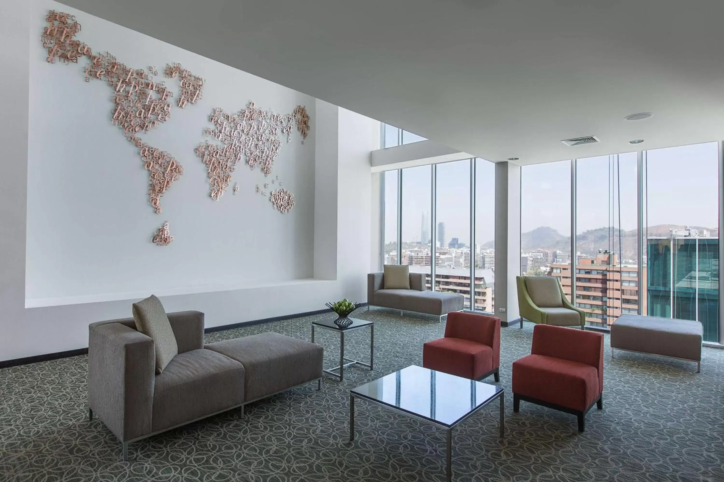 Lobby or reception in Hyatt Place Santiago/Vitacura