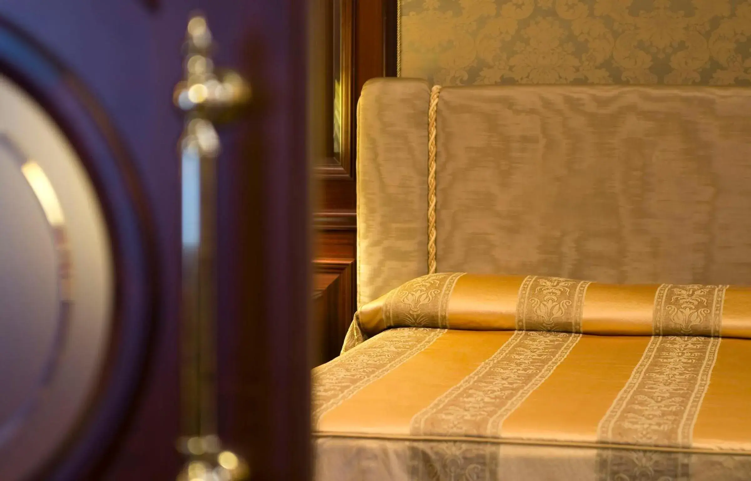 Decorative detail, Bed in Grand Hotel Dino