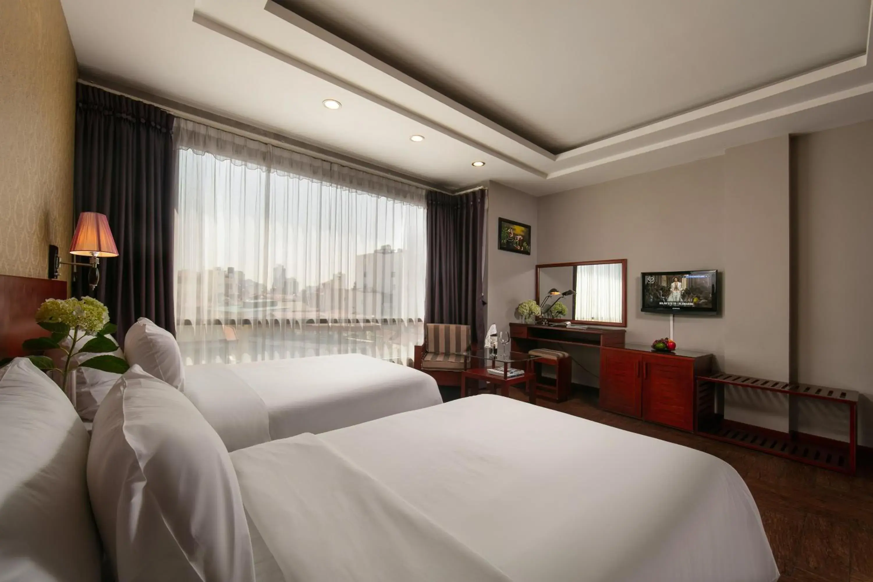 Bed in Sen Hotel