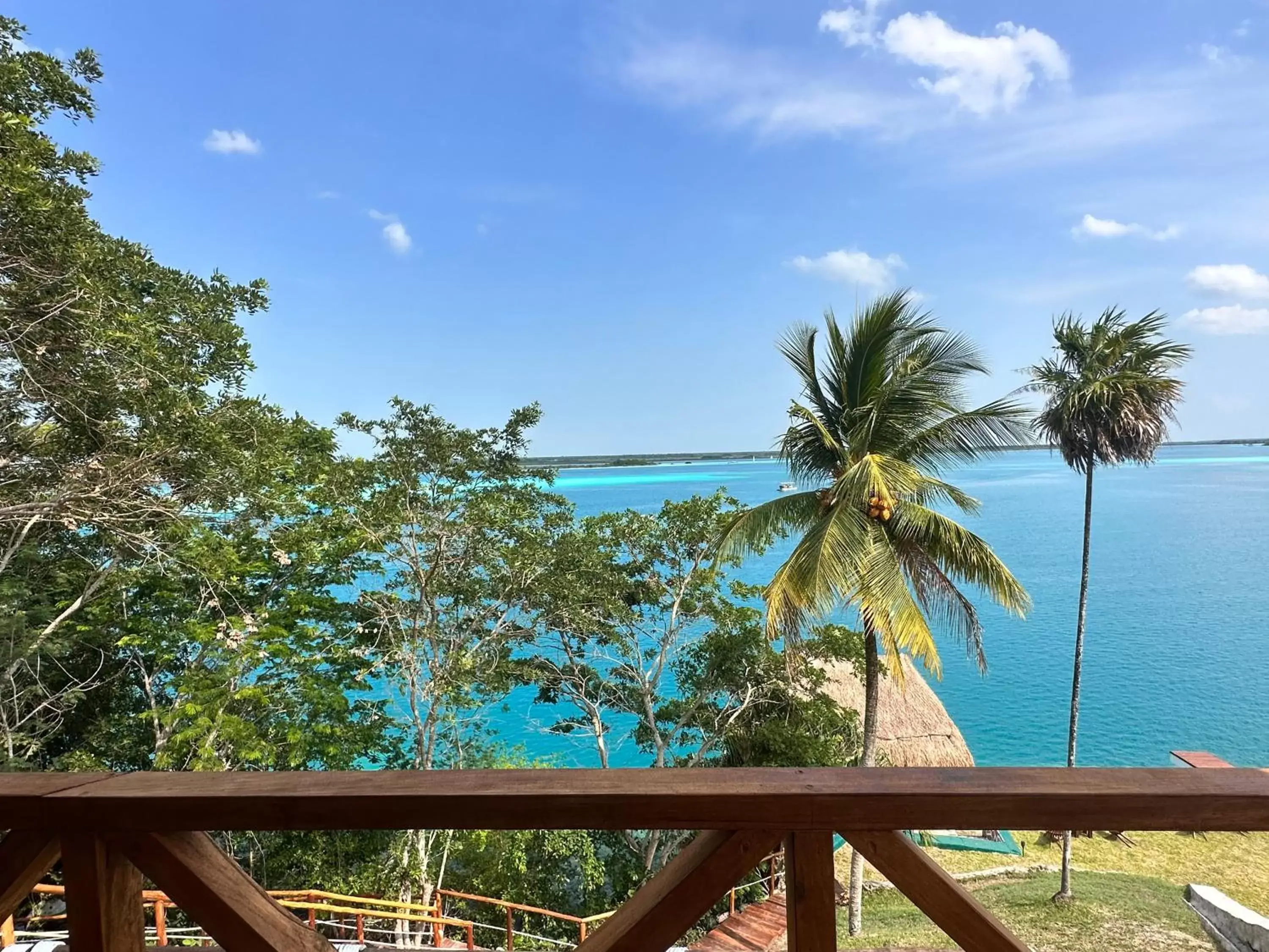 Sea View in bacalar My Love Front Laguna