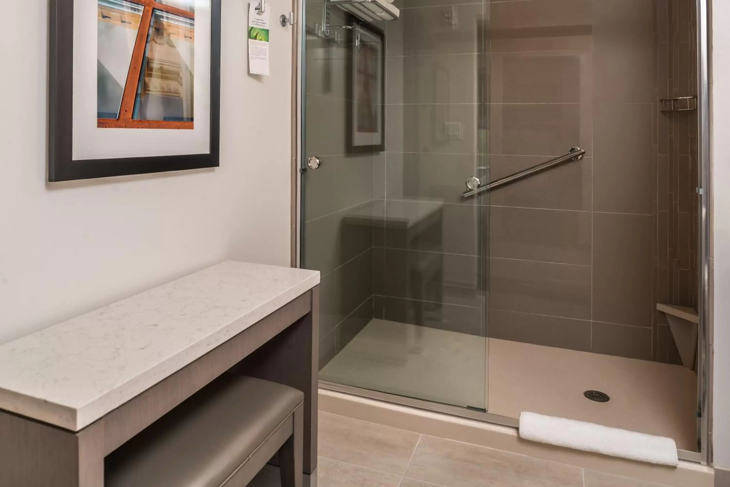Shower, Bathroom in Hyatt House Raleigh/Rdu/Brier Creek