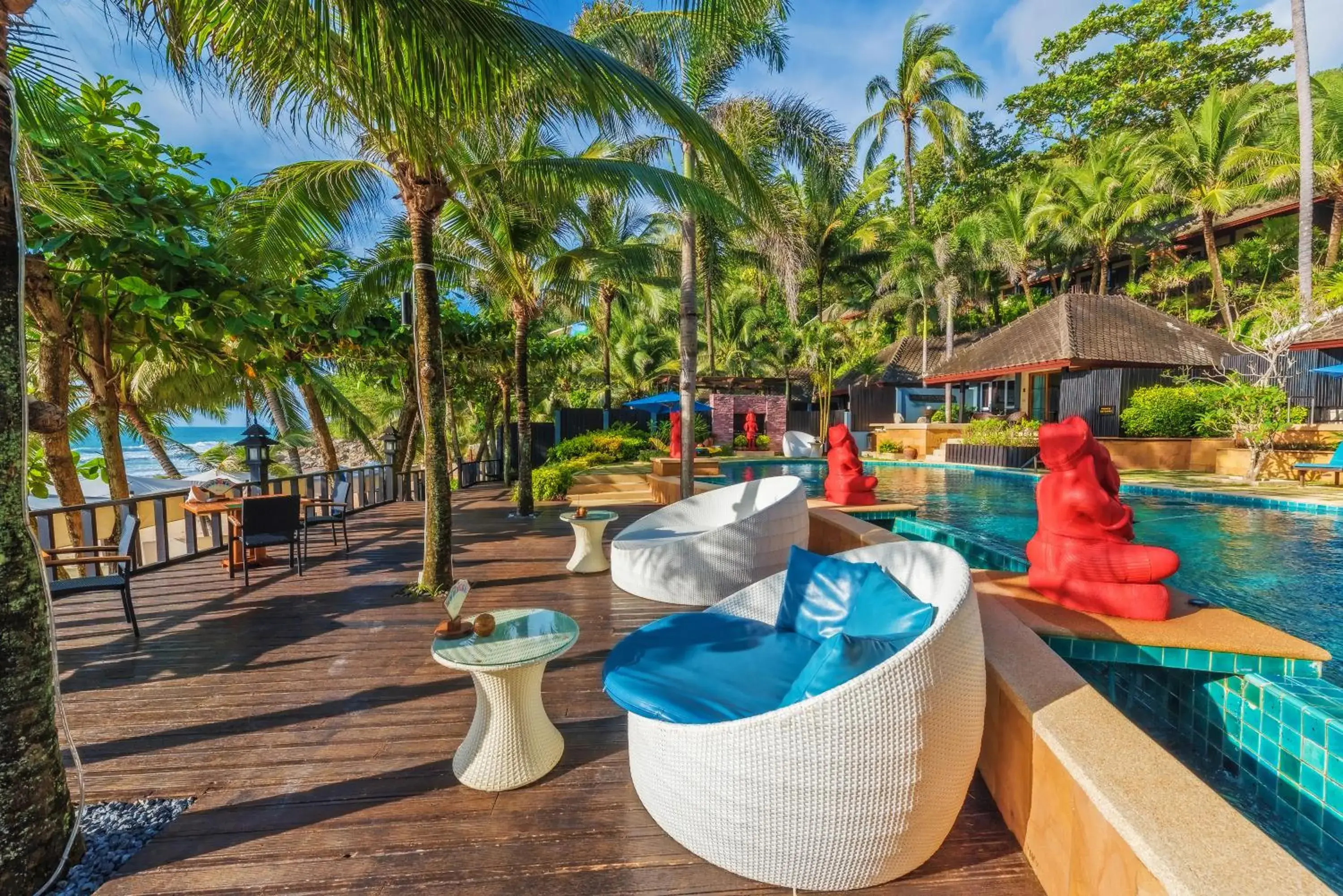 Swimming pool in Andaman White Beach Resort - SHA Plus Swimming pool in Andaman White Beach Resort - SHA Plus