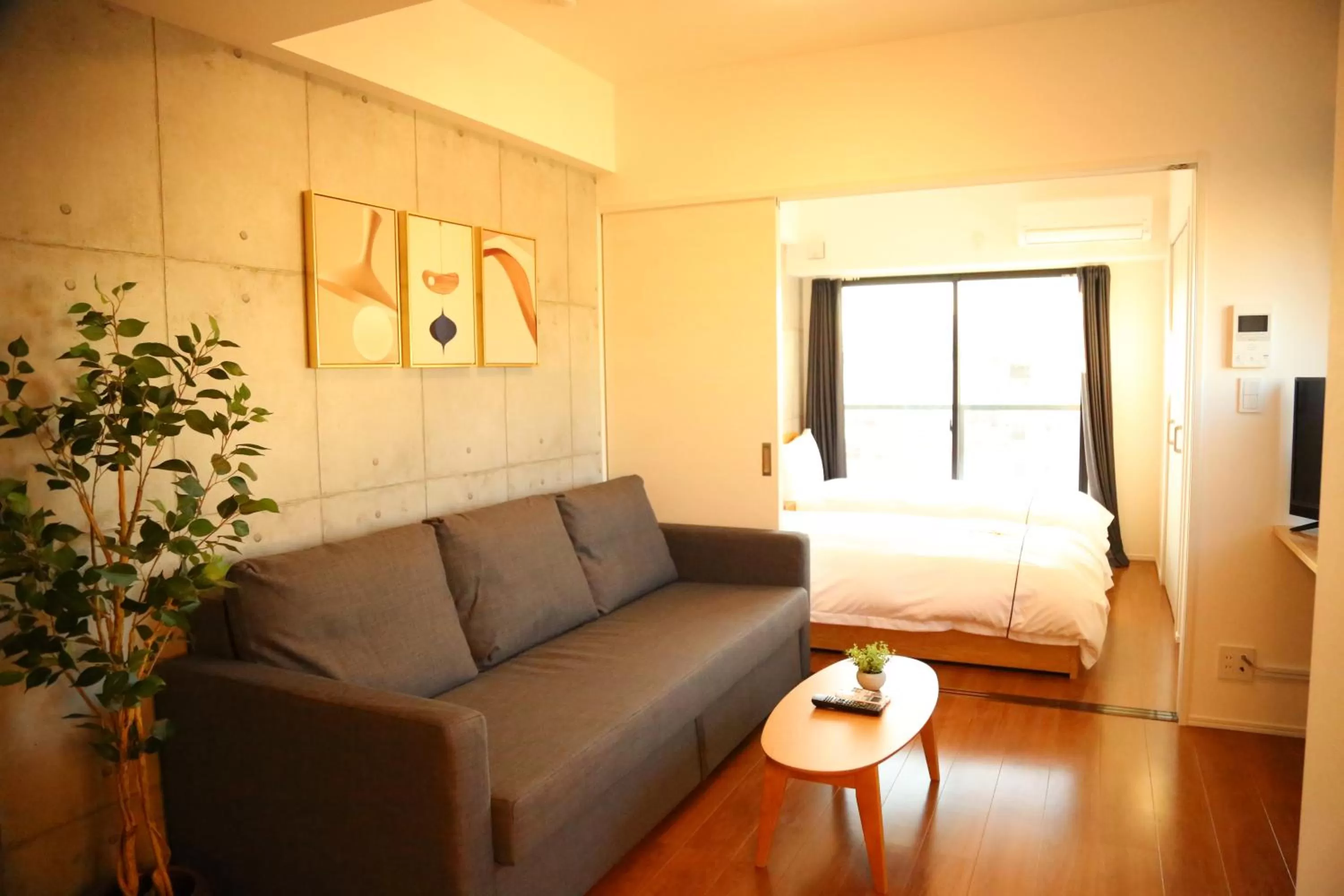 Living room in Yoshitsuki kaku - Yoshitsuki Apart Hotel