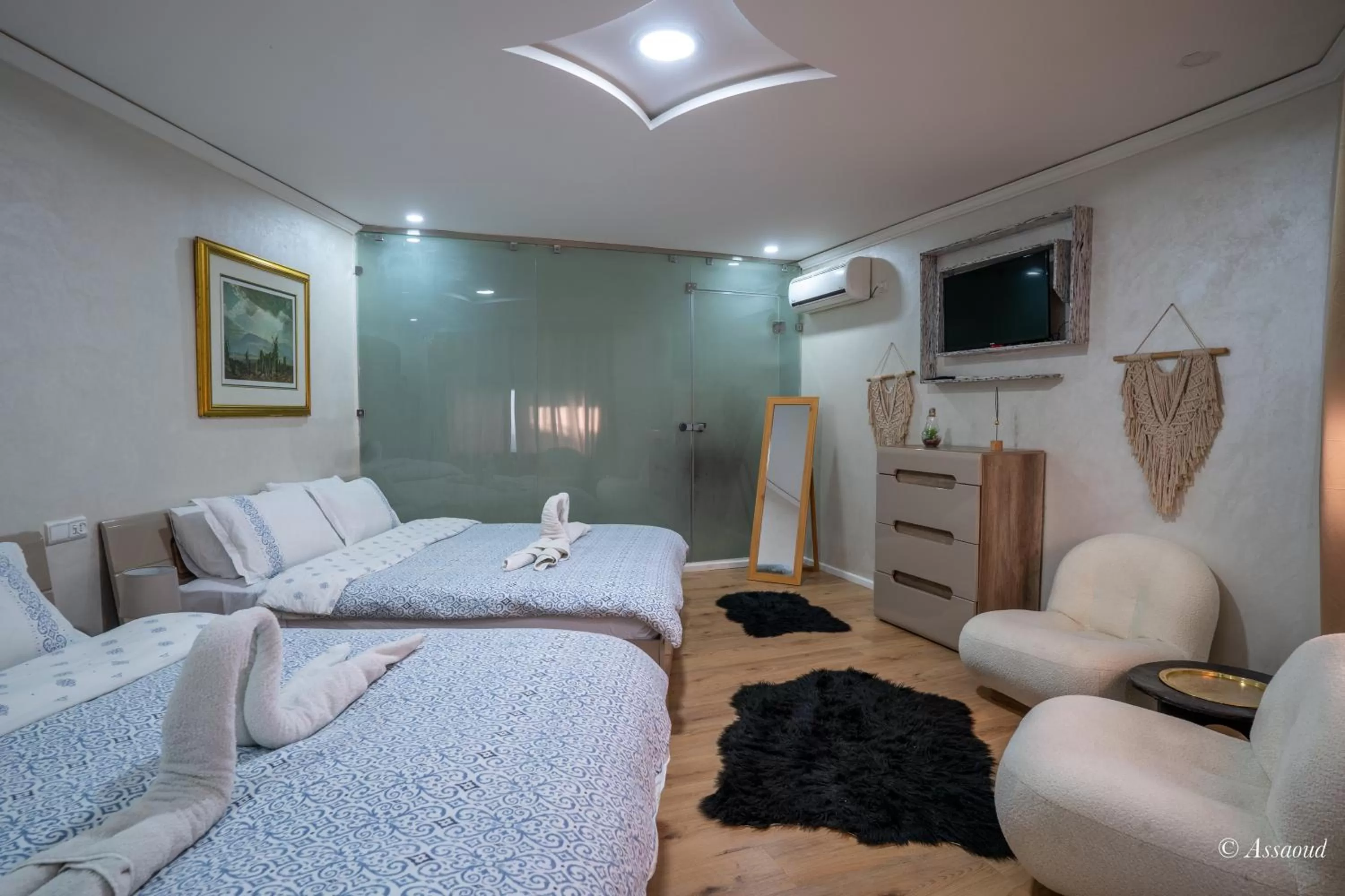 Bed in Hôtel ZIRYAB