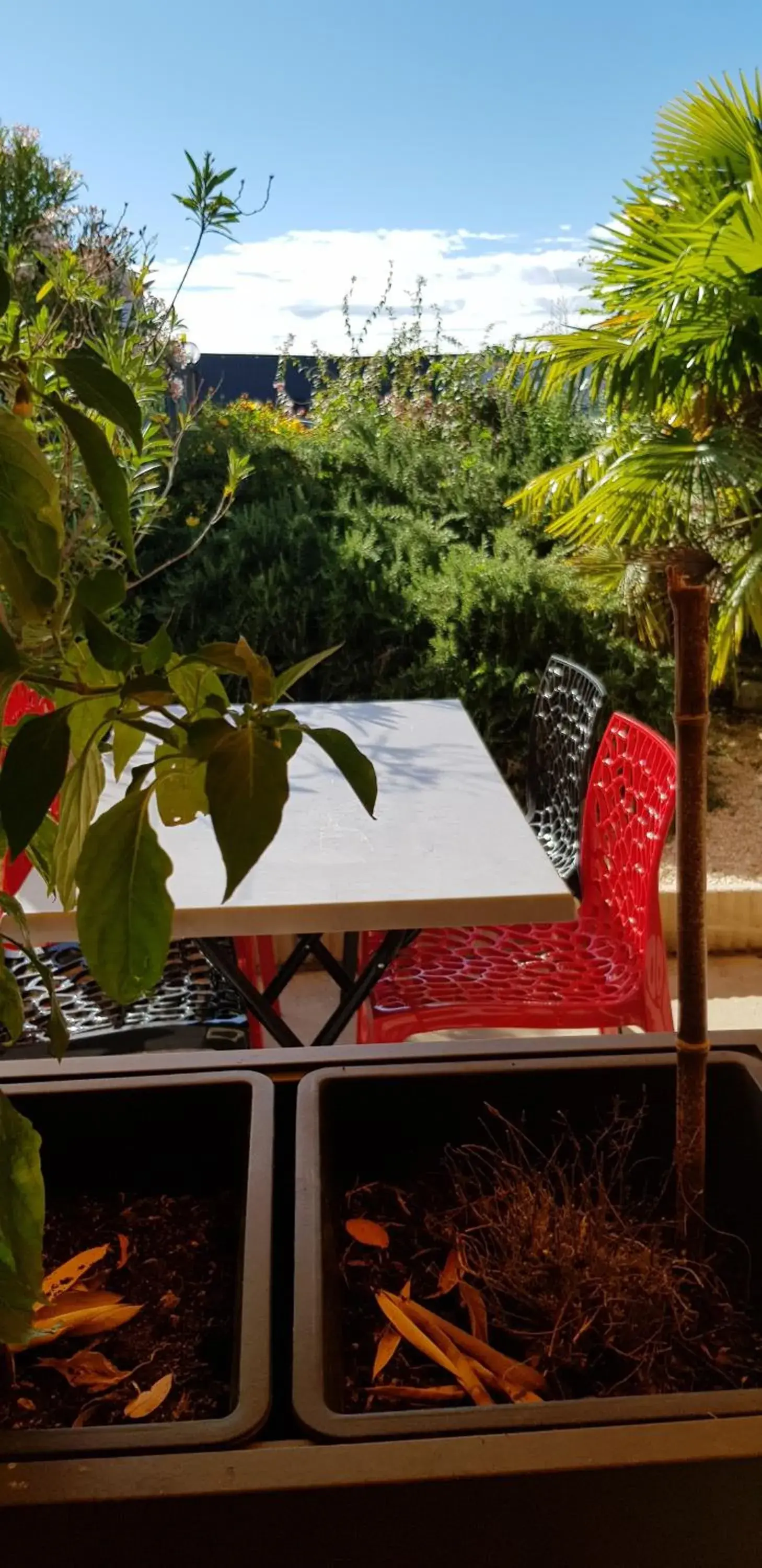 Patio in The Originals City, Hotel Valence Est