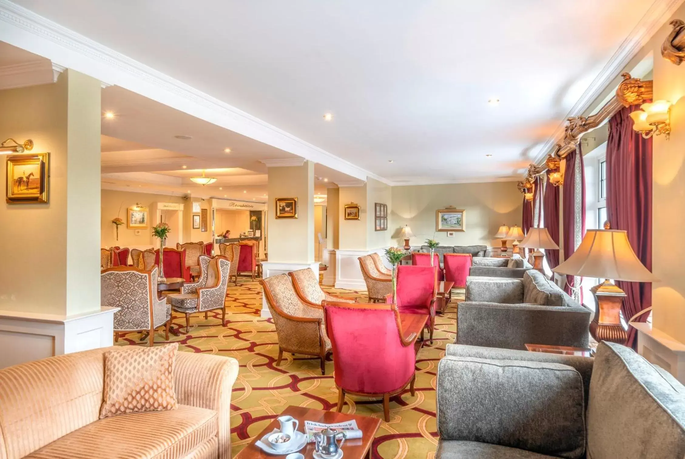 Lobby or reception, Lounge/Bar in Bloomfield House Hotel, Leisure Club & Spa