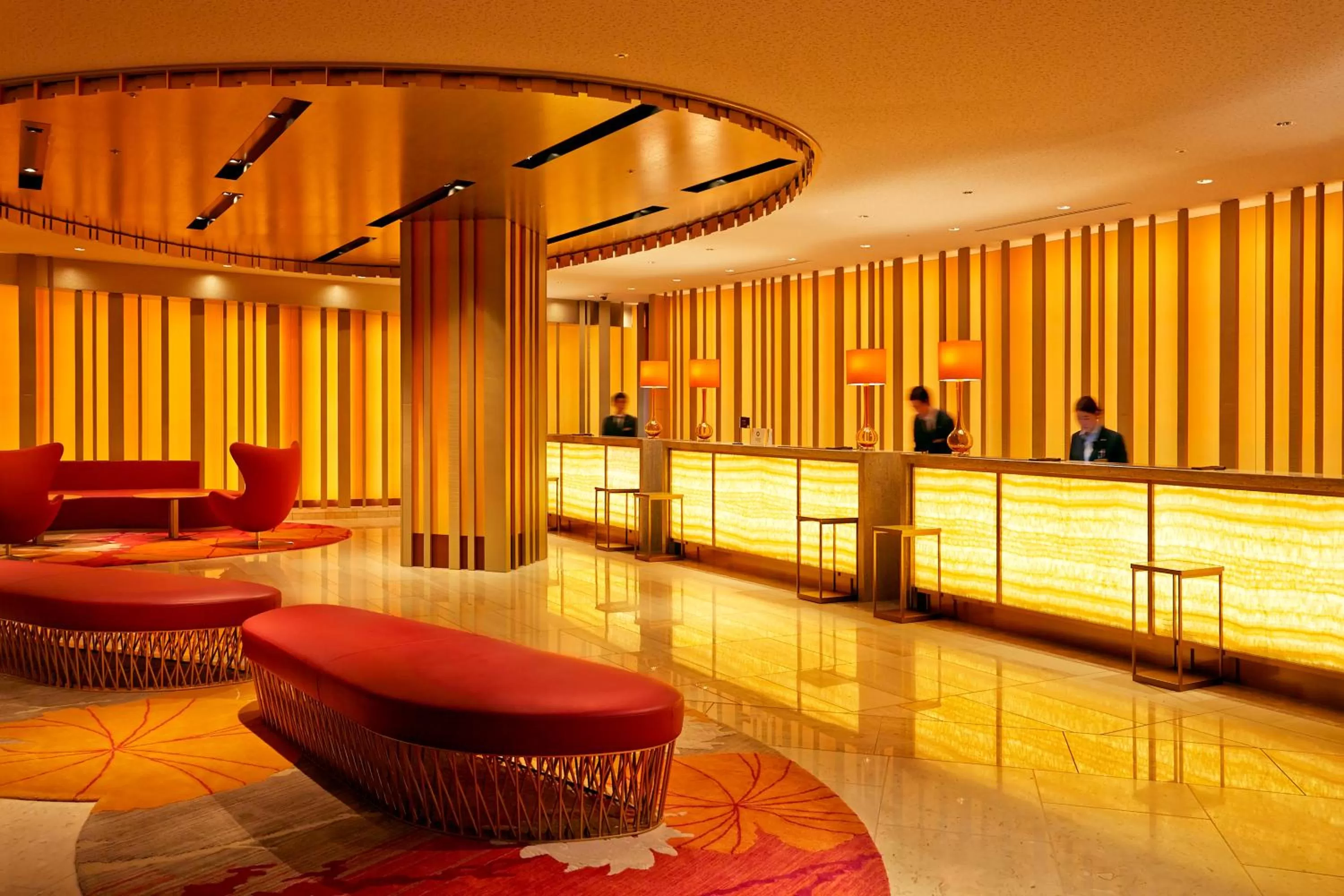 Lobby or reception in Phoenix Seagaia Ocean Tower