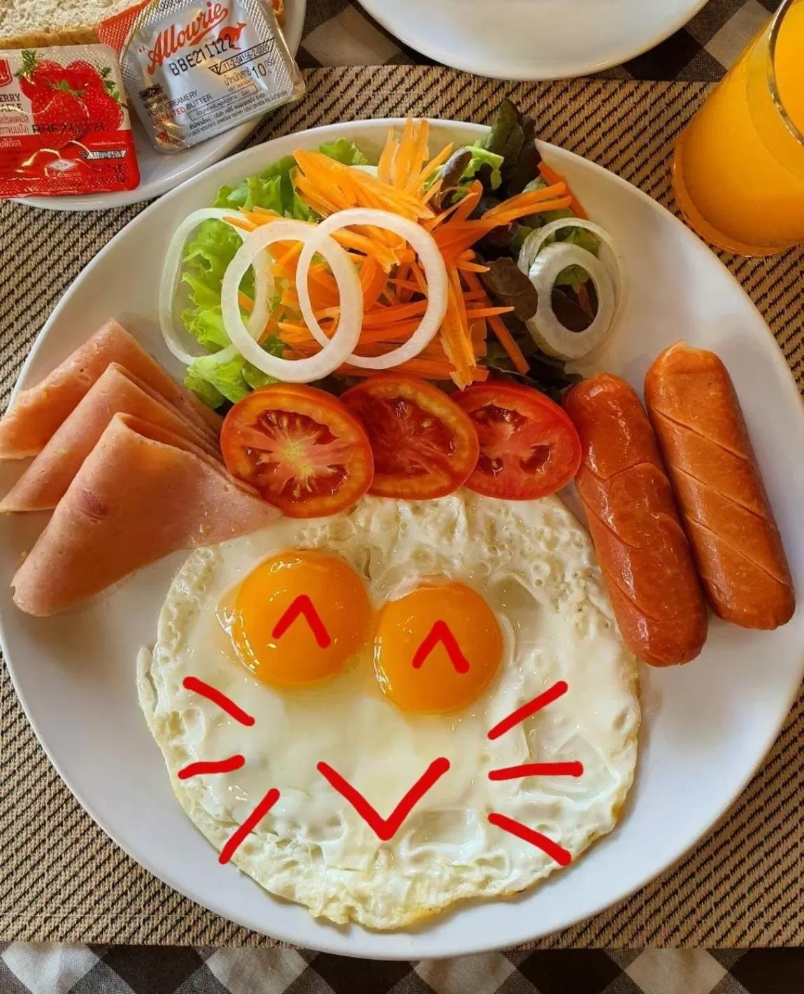 Breakfast in Goldenbell Hotel Chiangmai