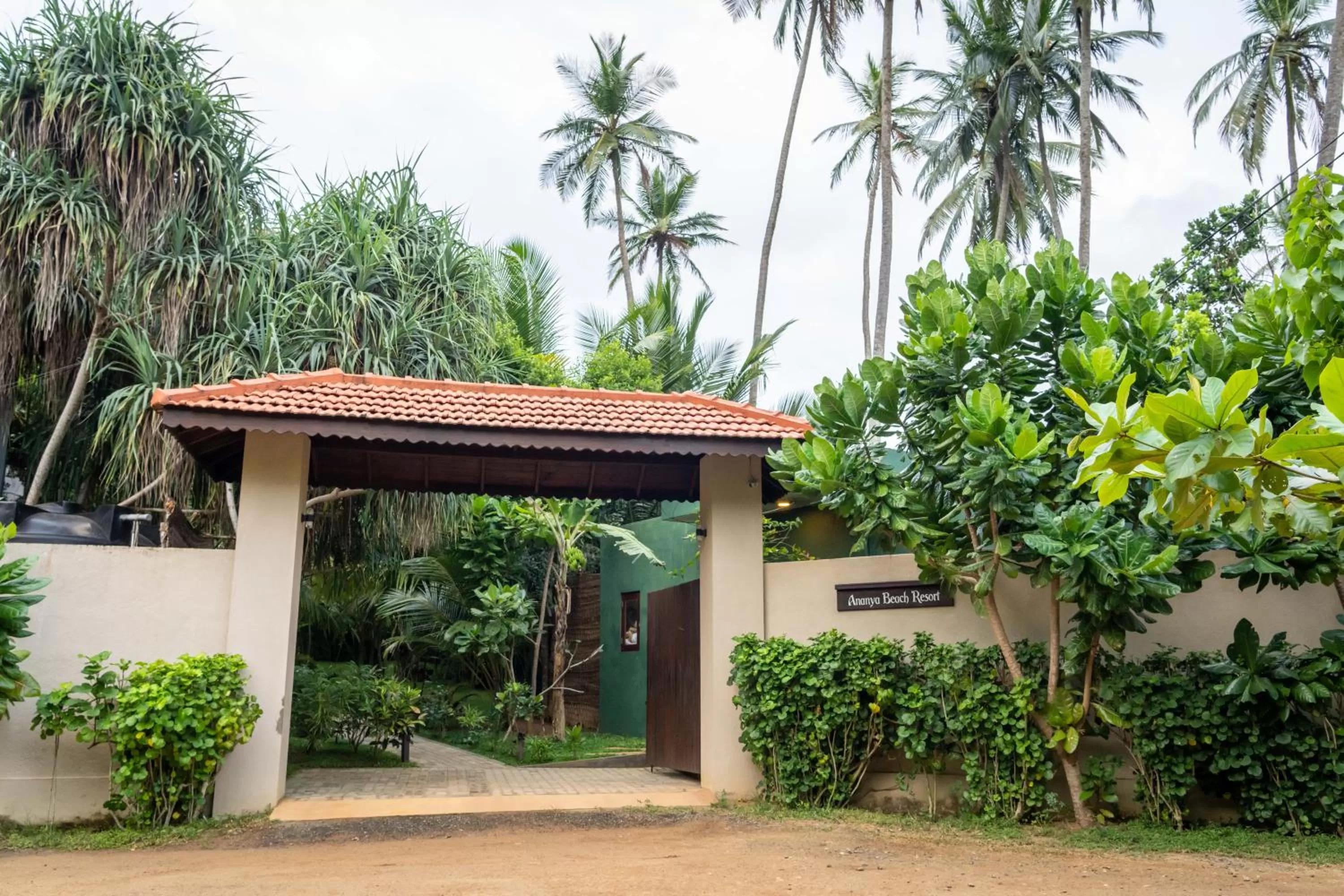 Facade/entrance in Ananya Beach Resort