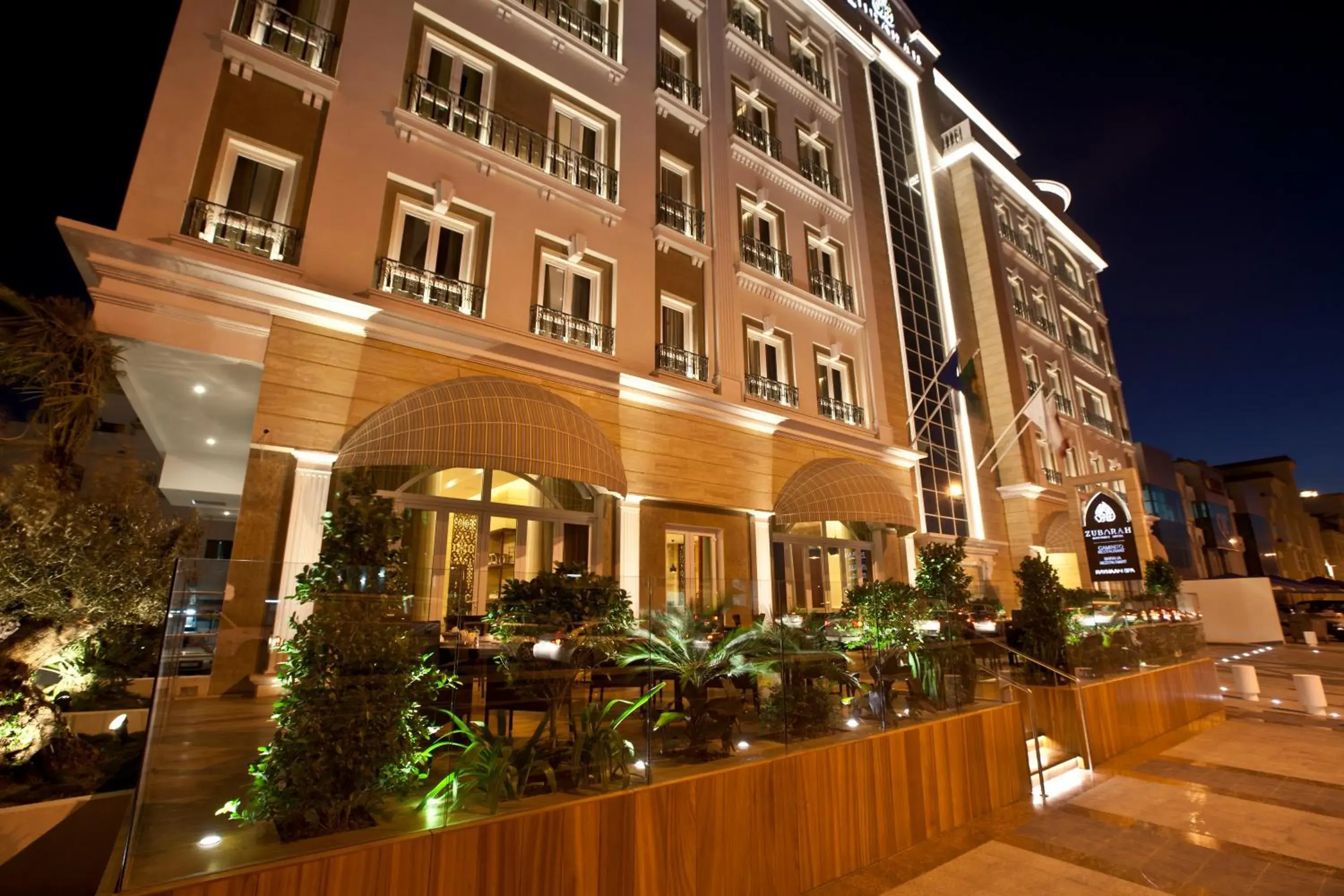 Night, Property Building in Zubarah Hotel