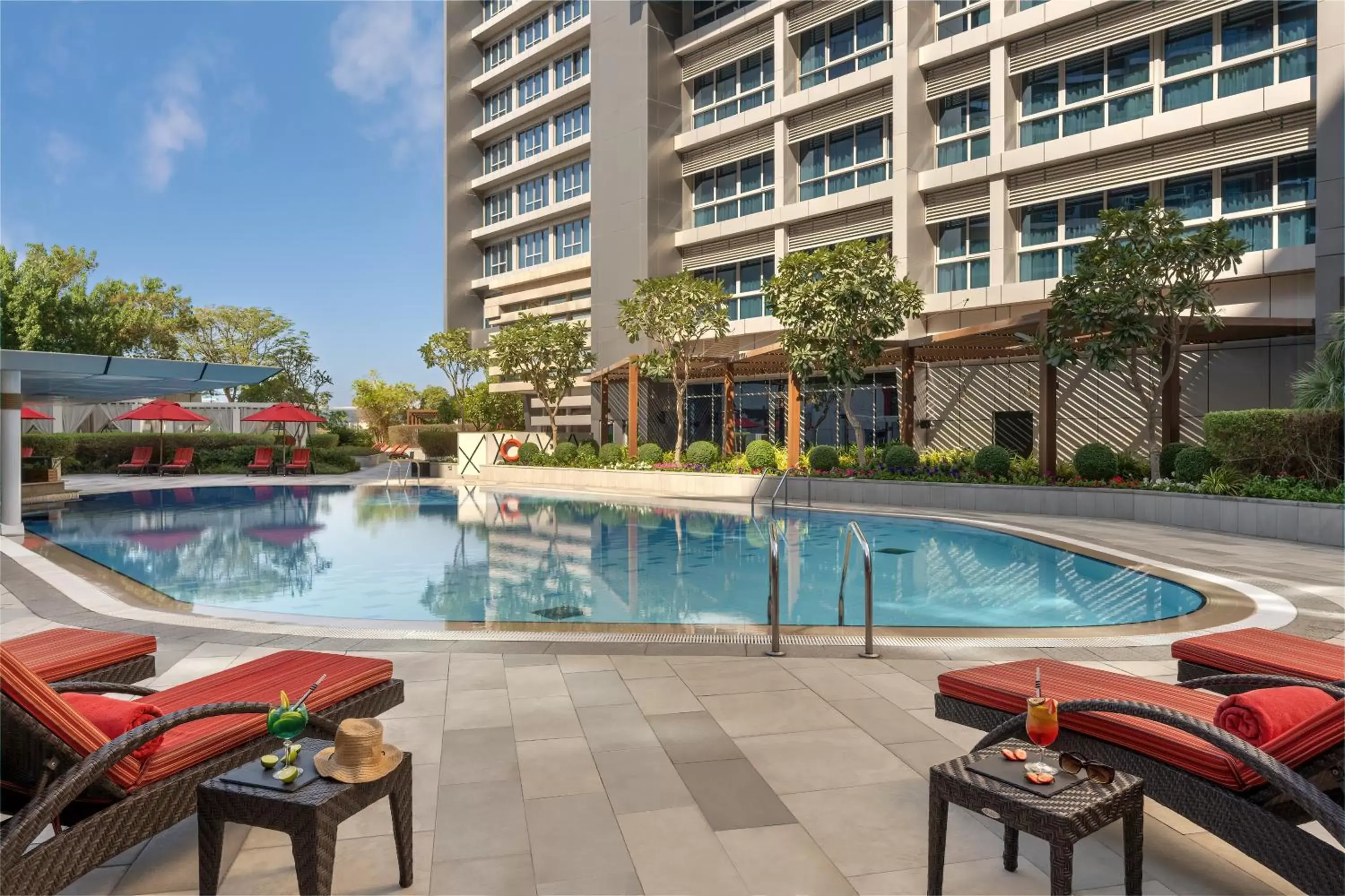 Pool view, Swimming Pool in Park Rotana Abu Dhabi