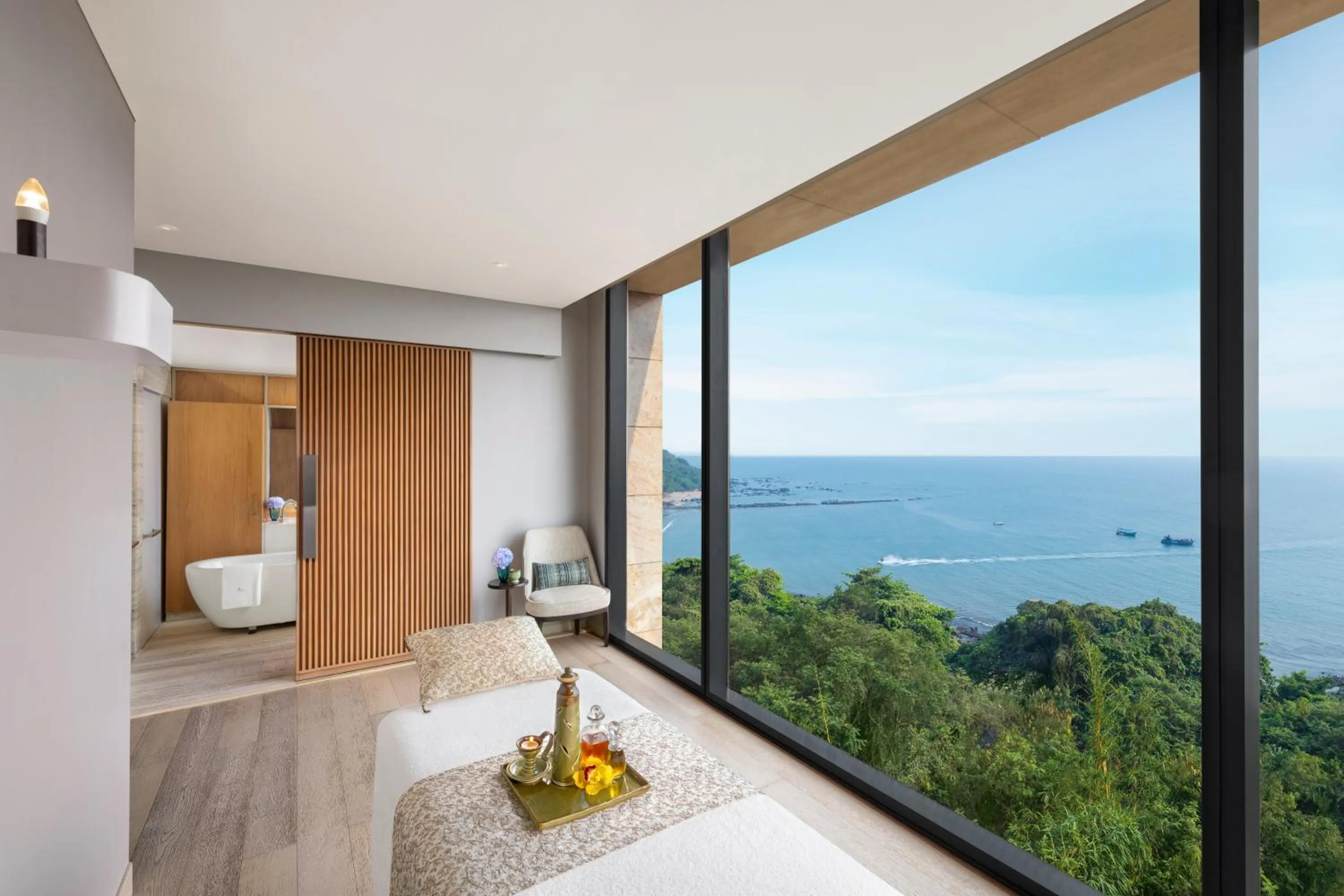 Sea view in Taj Cidade de Goa Heritage, Goa