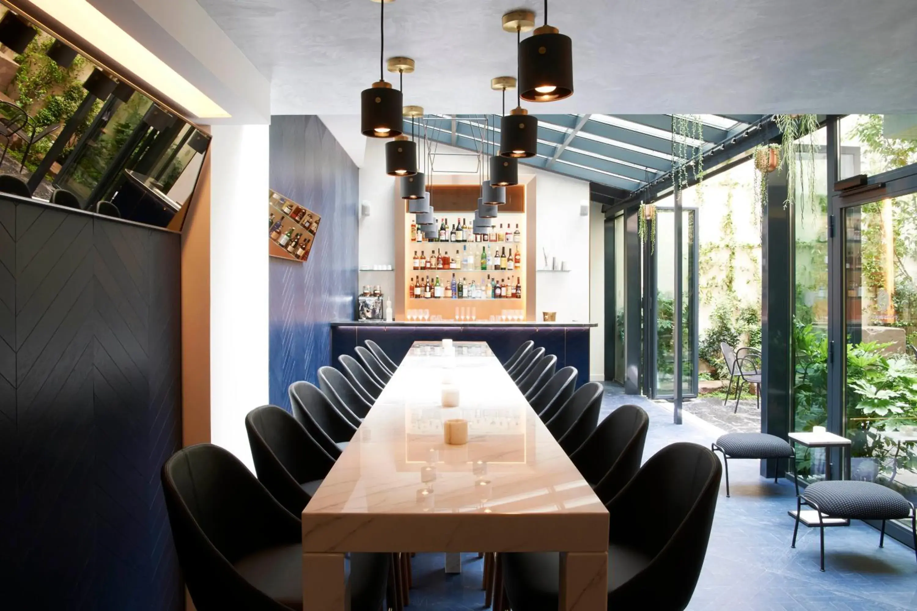 Lounge or bar, Restaurant/Places to Eat in Hôtel Amastan Paris