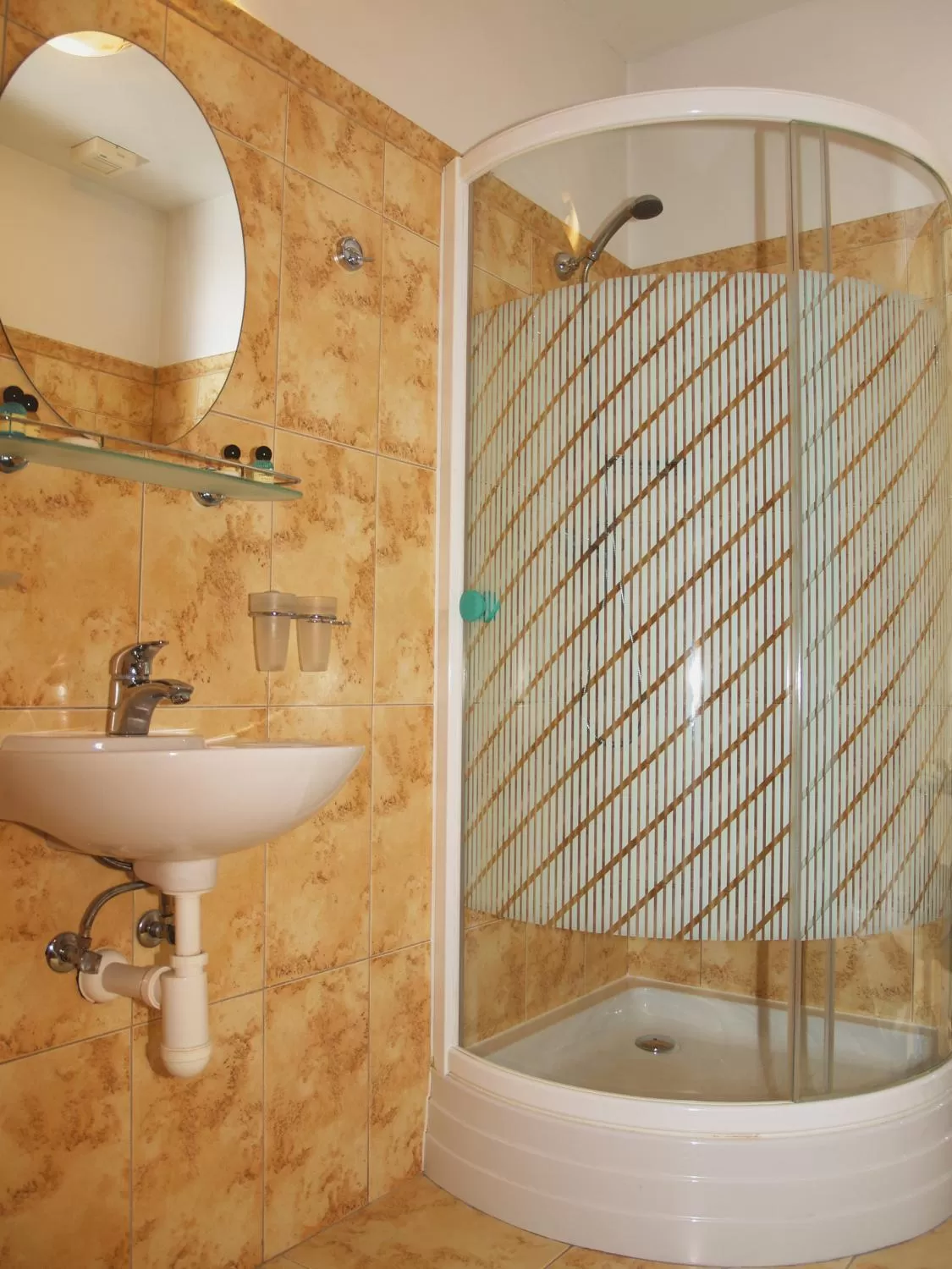 Bathroom in Hotel U Zlatého Lva