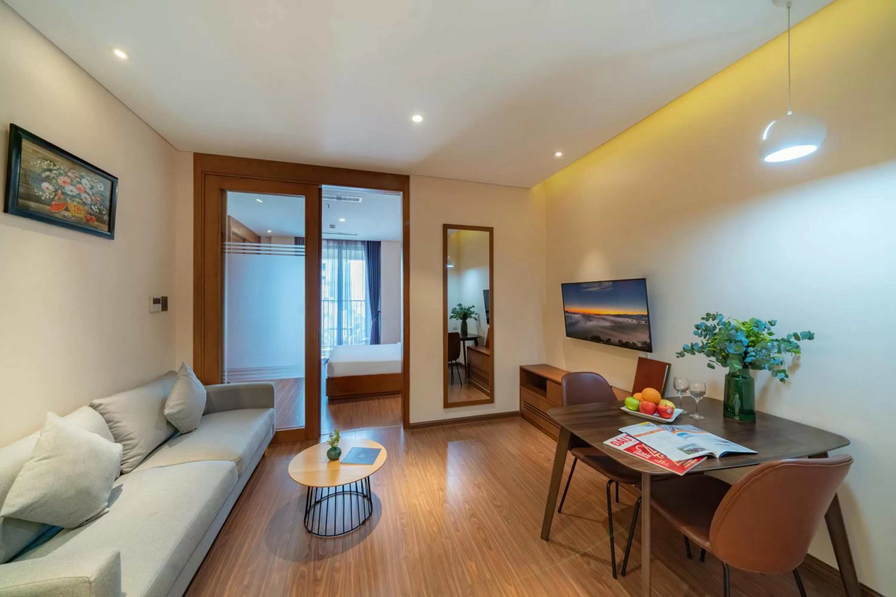 Living room in DHTS Business Hotel & Apartment