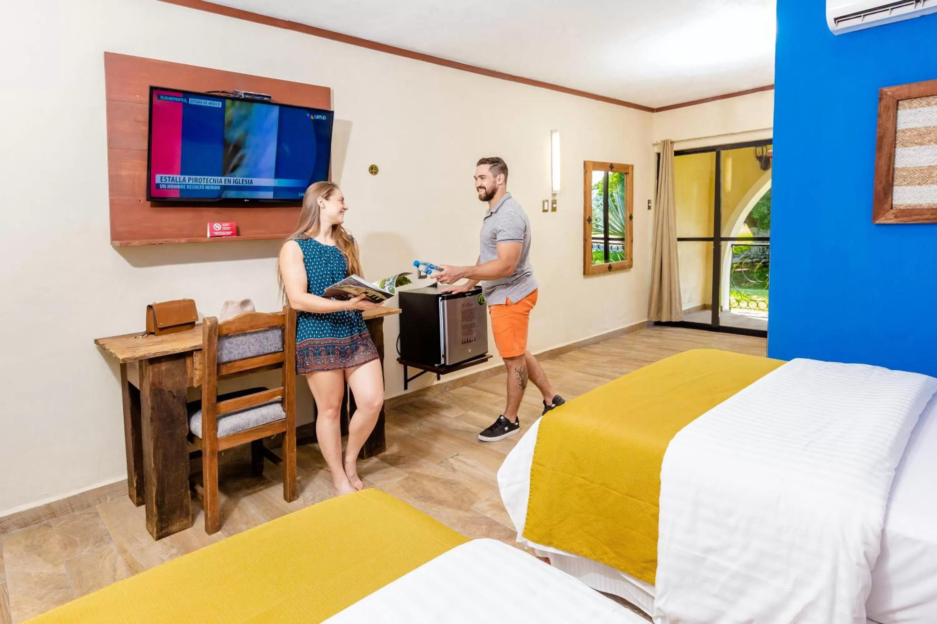 Bedroom, Bed in Hacienda Inn Aeropuerto