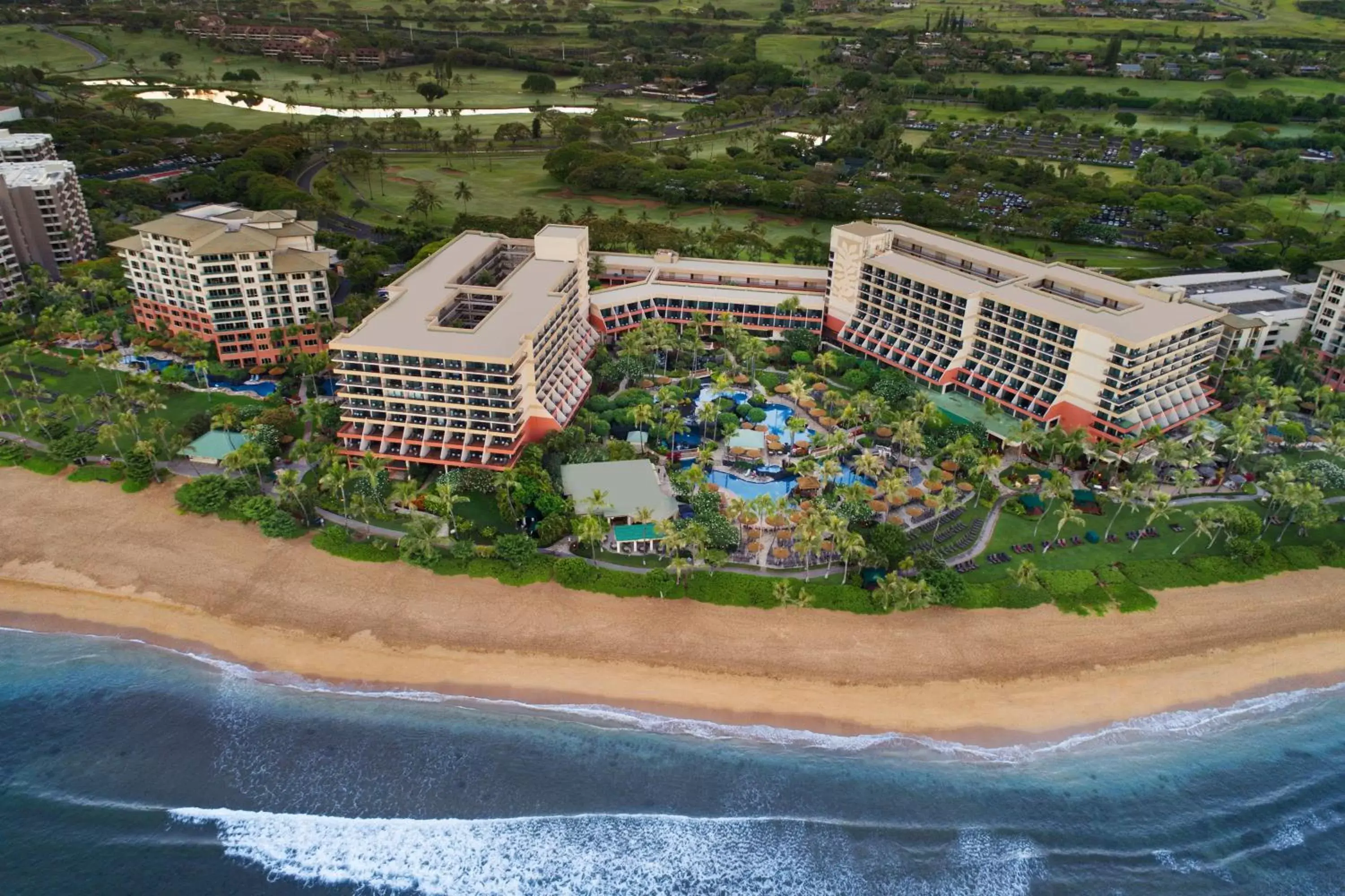 Property building, Bird's-eye View in Marriott's Maui Ocean Club - Molokai, Maui & Lanai Towers