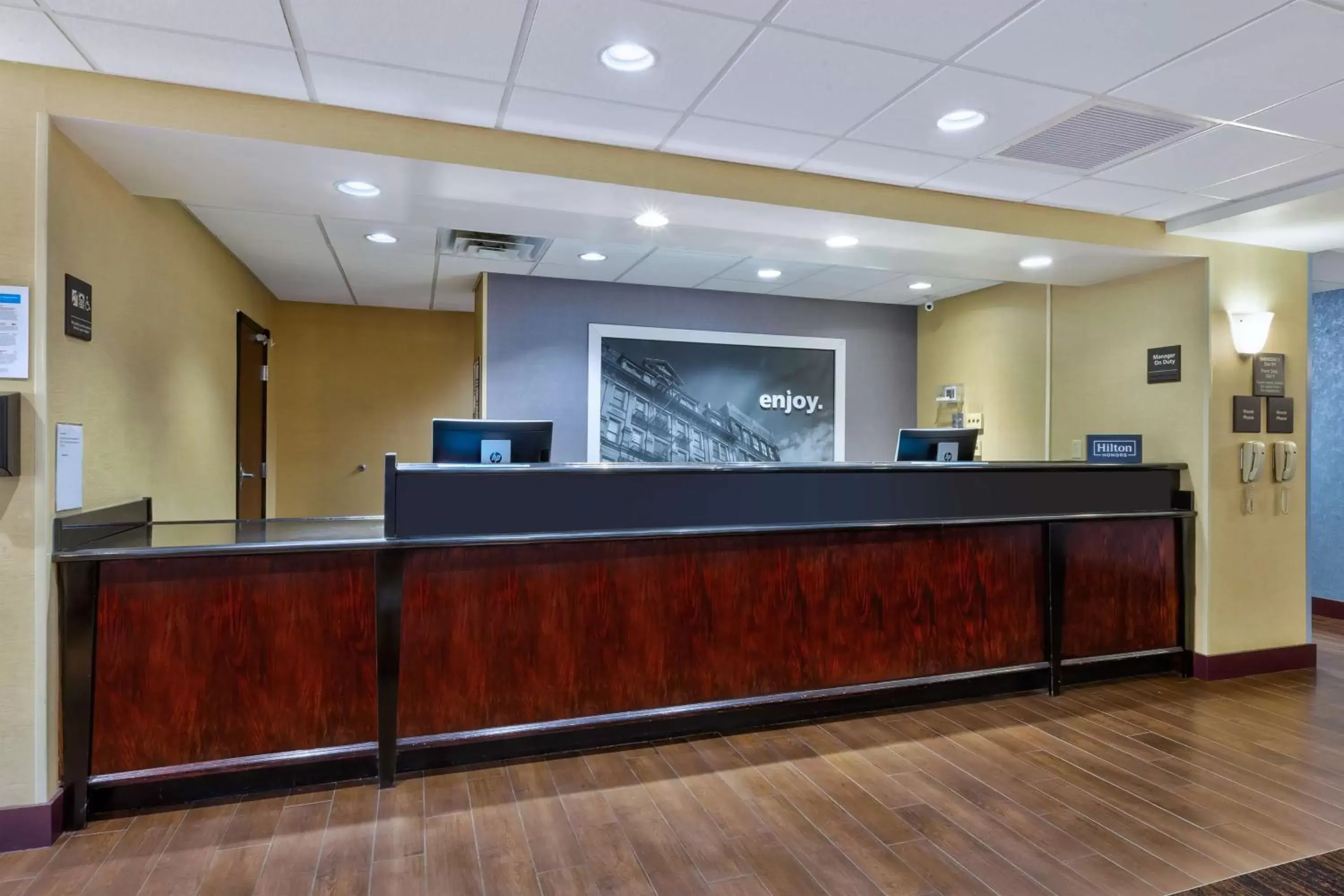 Lobby or reception in Hampton Inn Waterbury Lobby or reception in Hampton Inn Waterbury