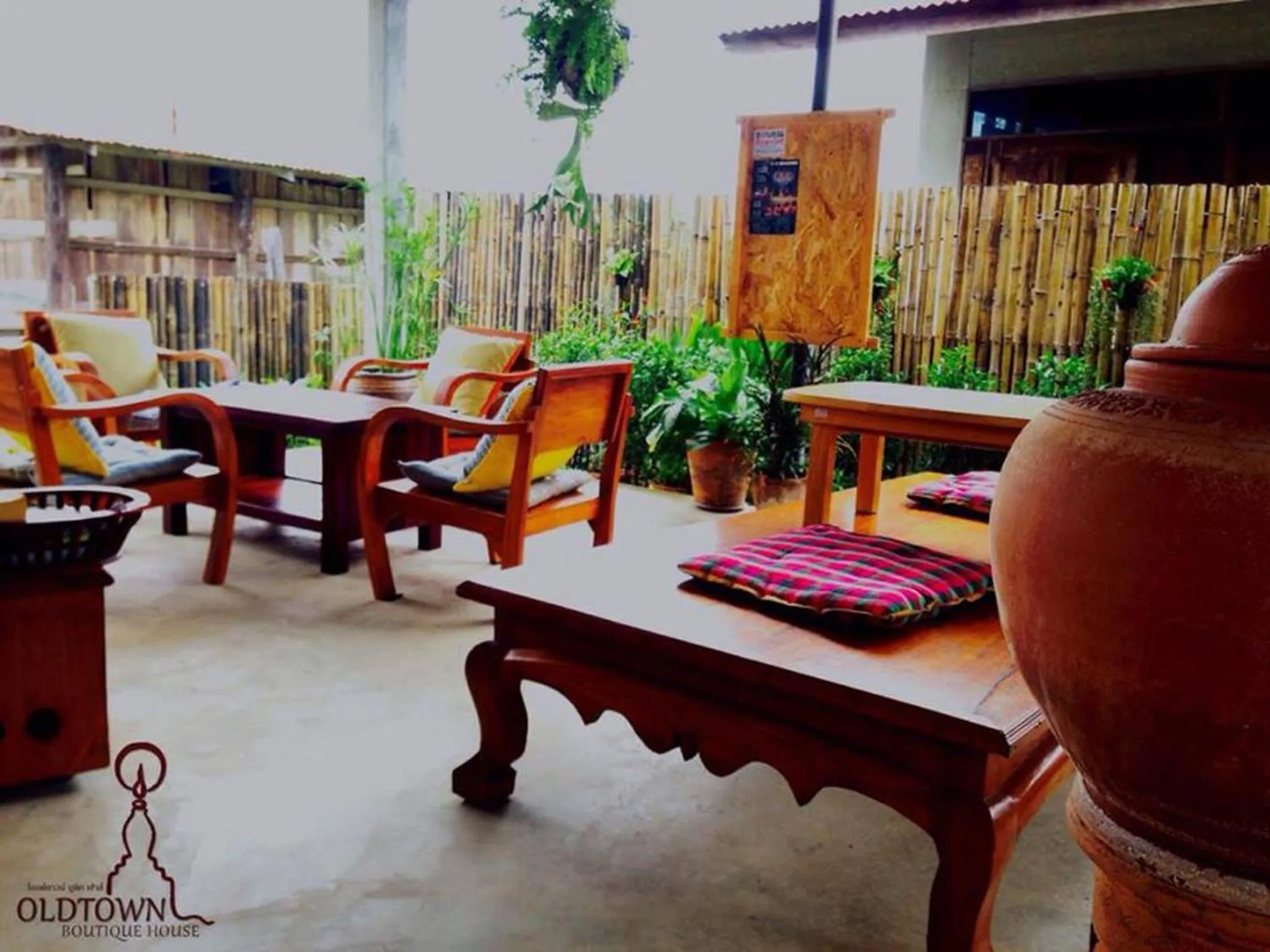 Living room in OldTown Boutique House Sukhothai