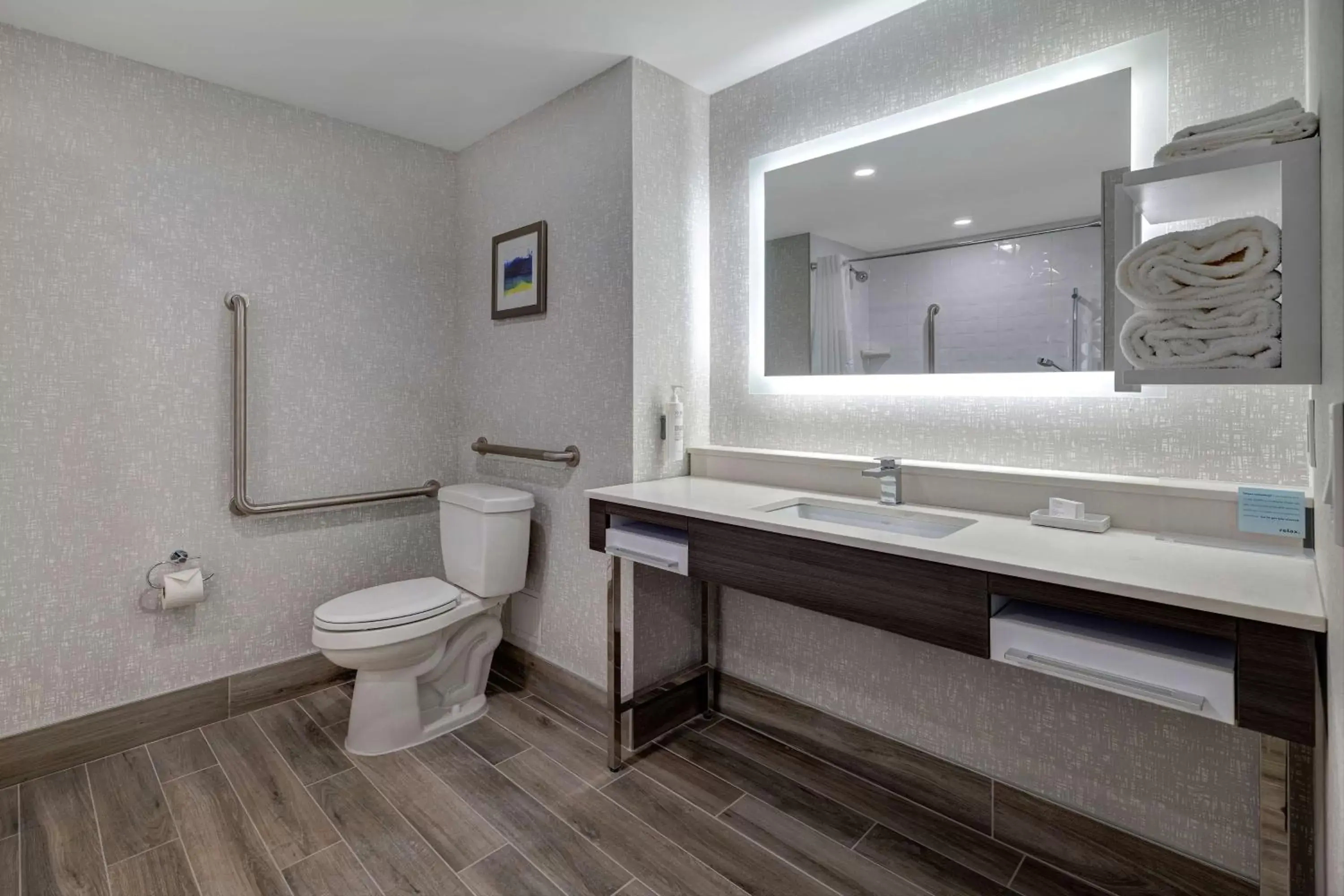 Bathroom in Hampton Inn & Suites Burlington, Ontario, Canada