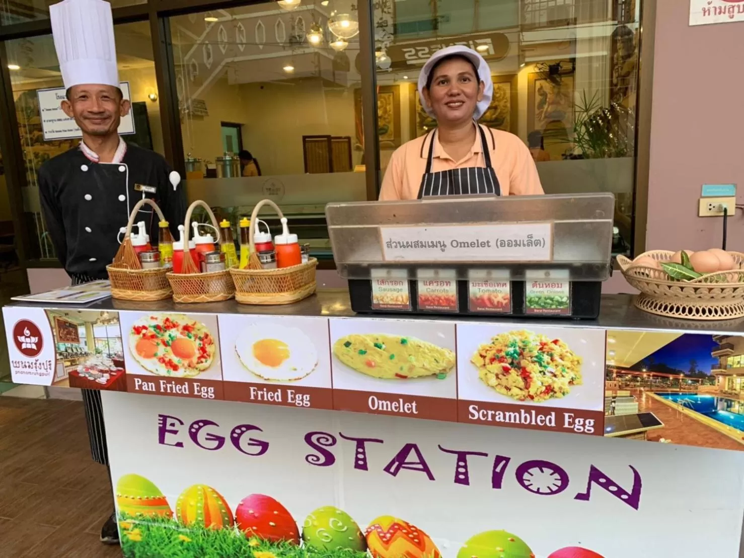 Food and drinks in Phanomrungpuri Hotel Buriram