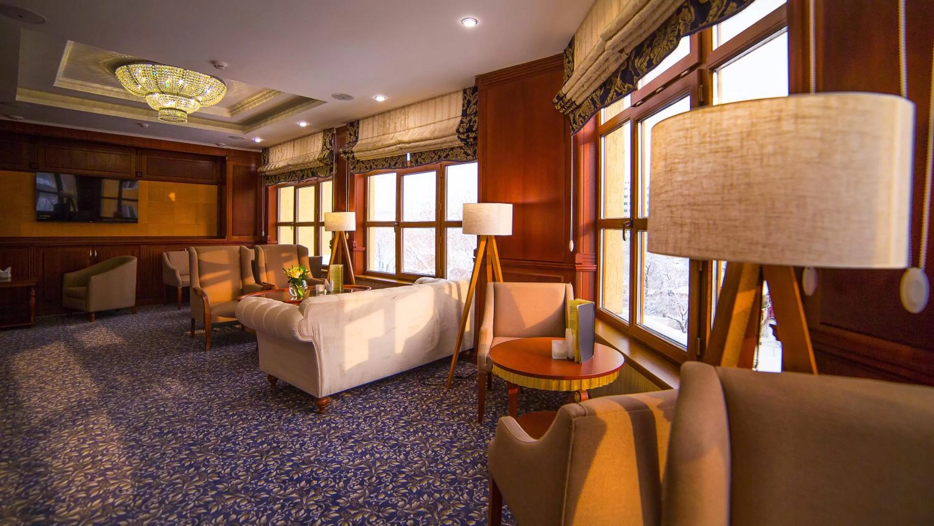 Lounge or bar in Ramada by Wyndham Almaty