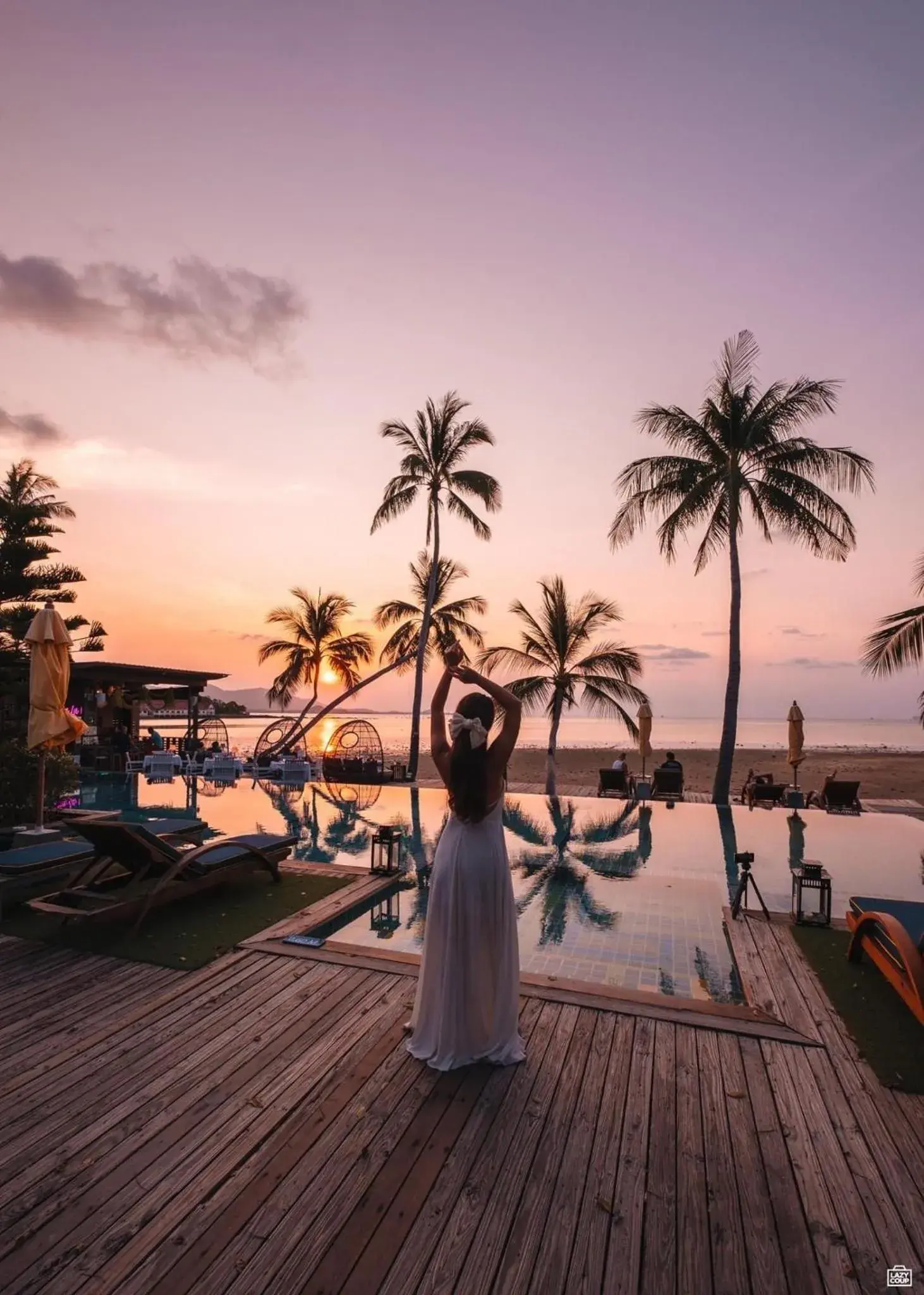 Sunrise, Sunrise/Sunset in Tango Luxe Beach Villa, Koh Samui - SHA Extra Plus