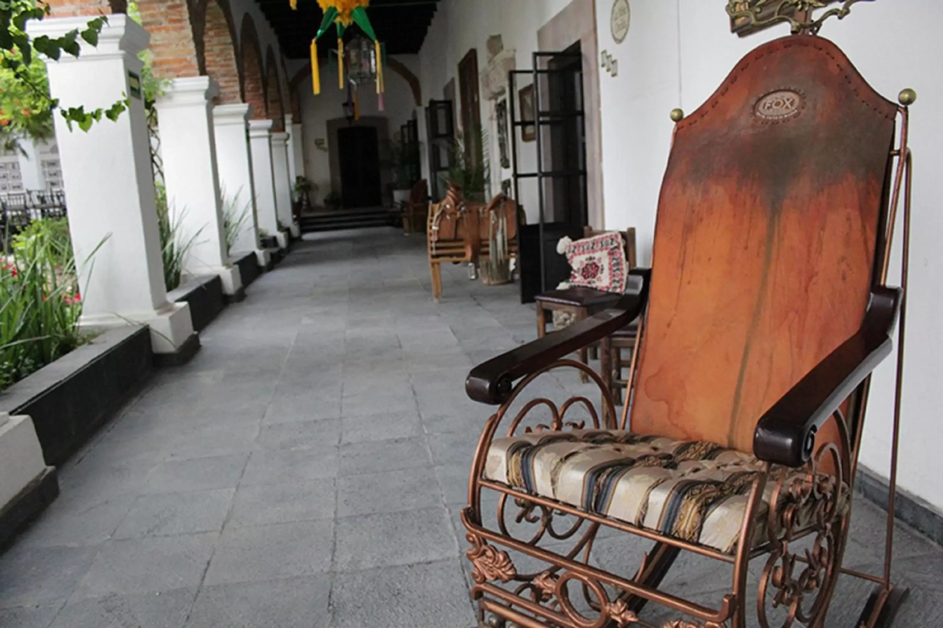 Patio in Hotel Hacienda San Cristóbal