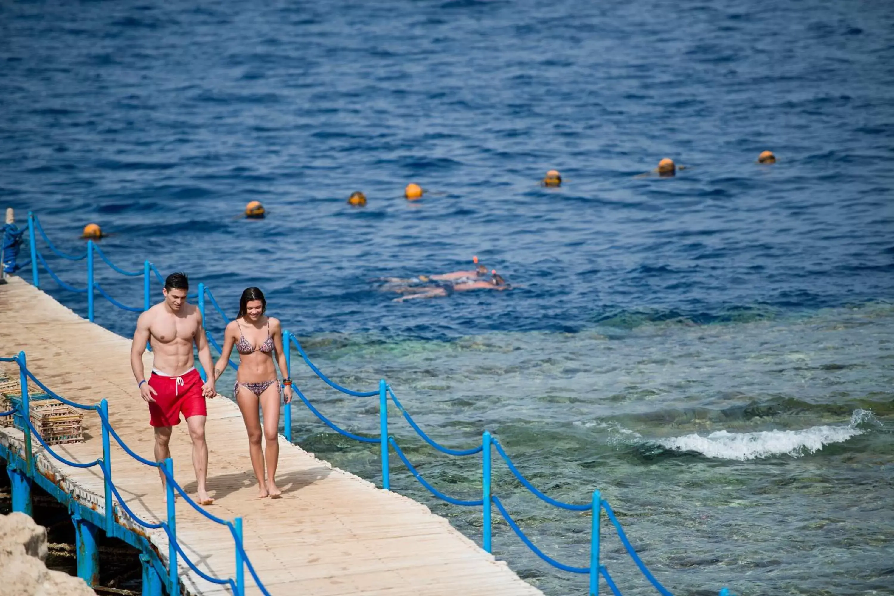 People, Beach in Amphoras Blu