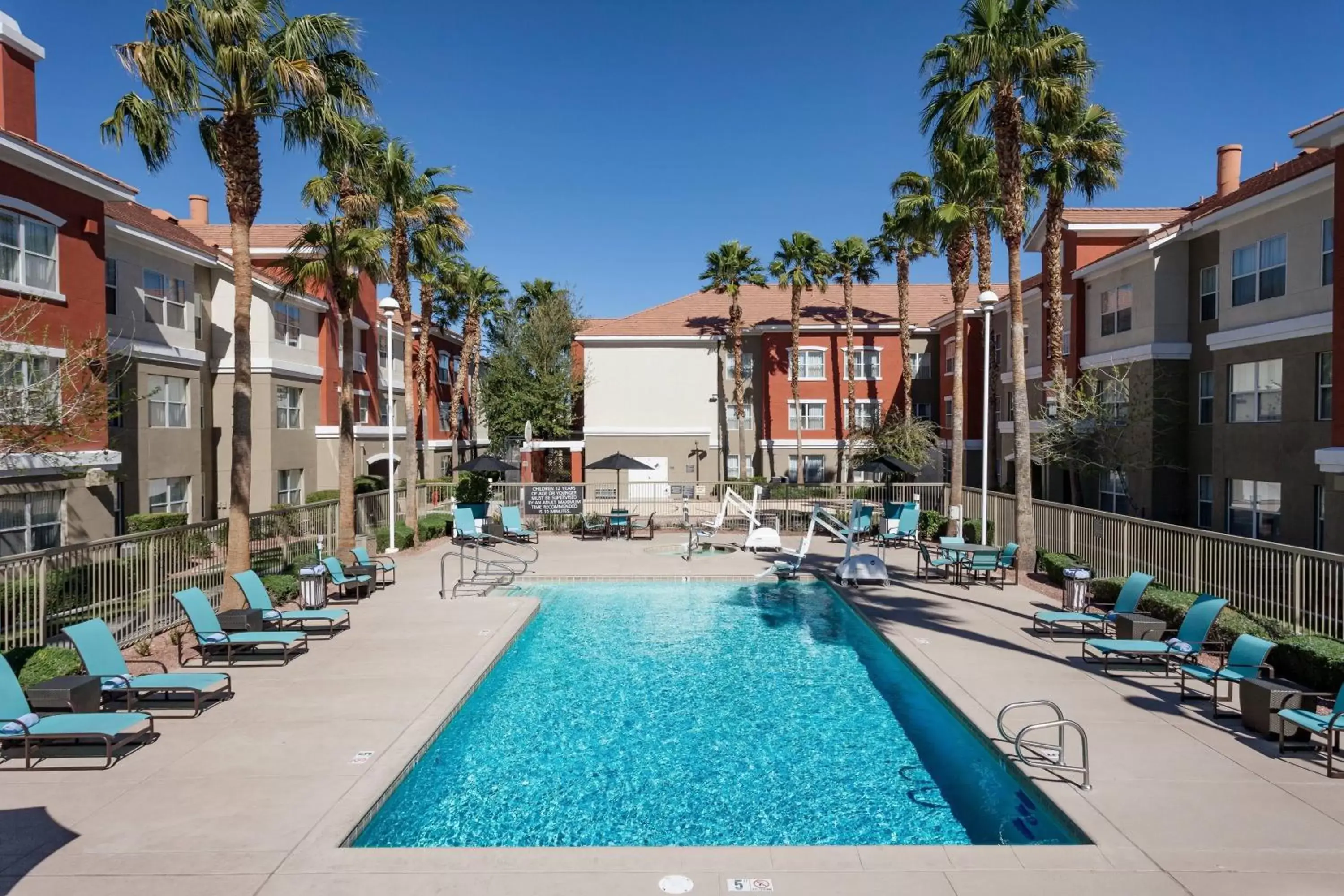 Swimming Pool in Residence Inn by Marriott Las Vegas Henderson/Green Valley