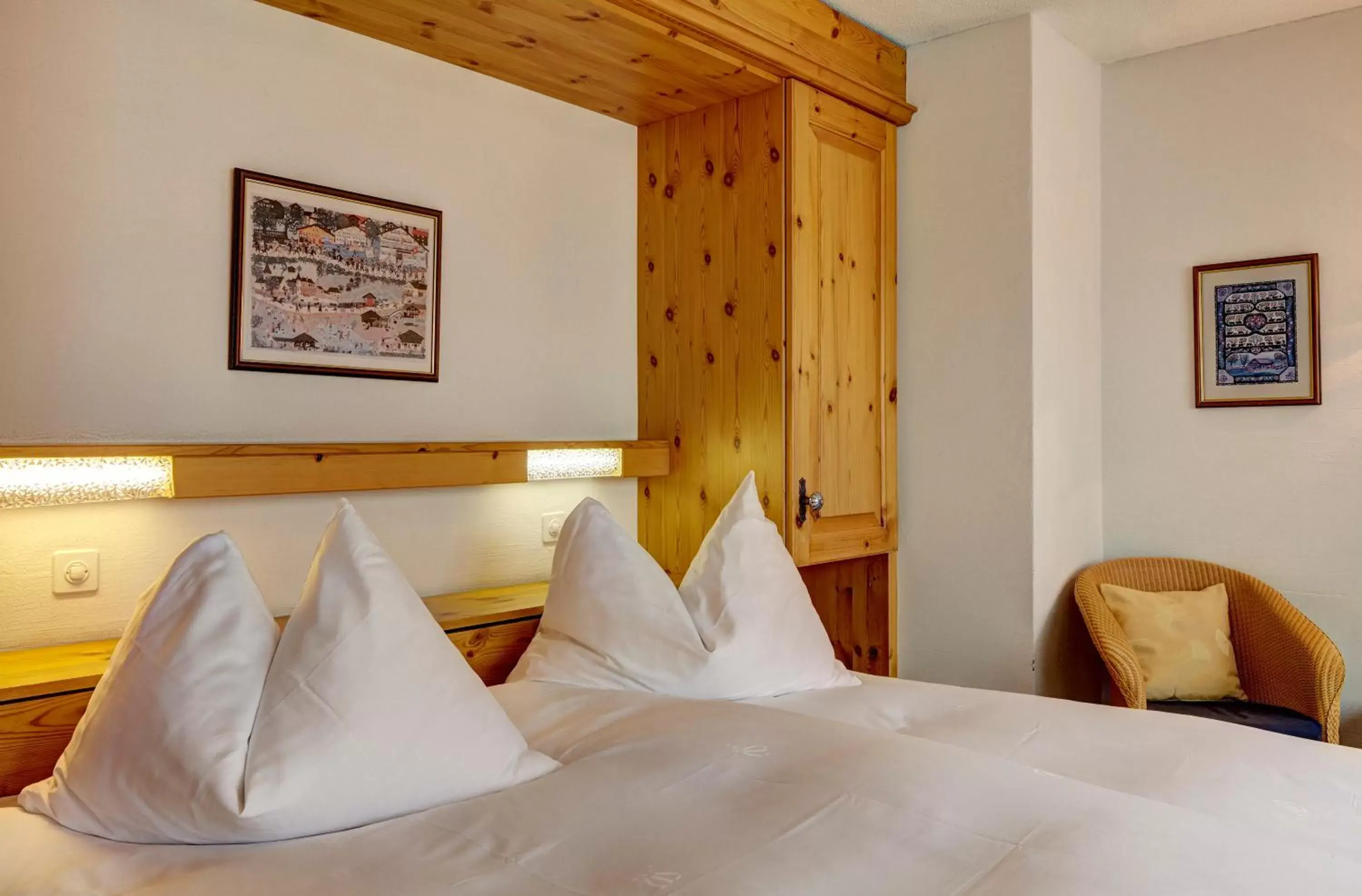 Bed in Hotel Meierhof
