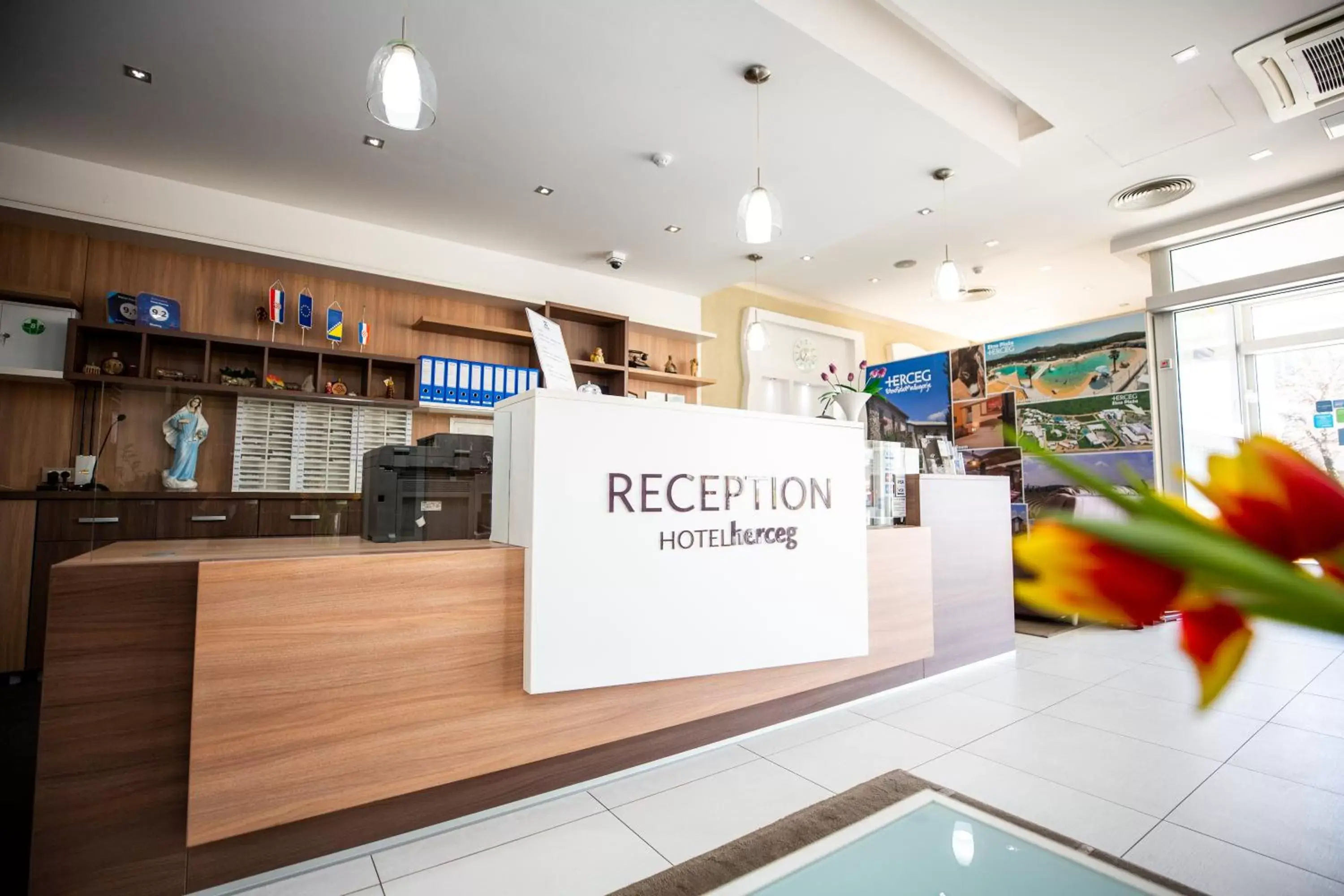 Lobby or reception in Hotel Herceg